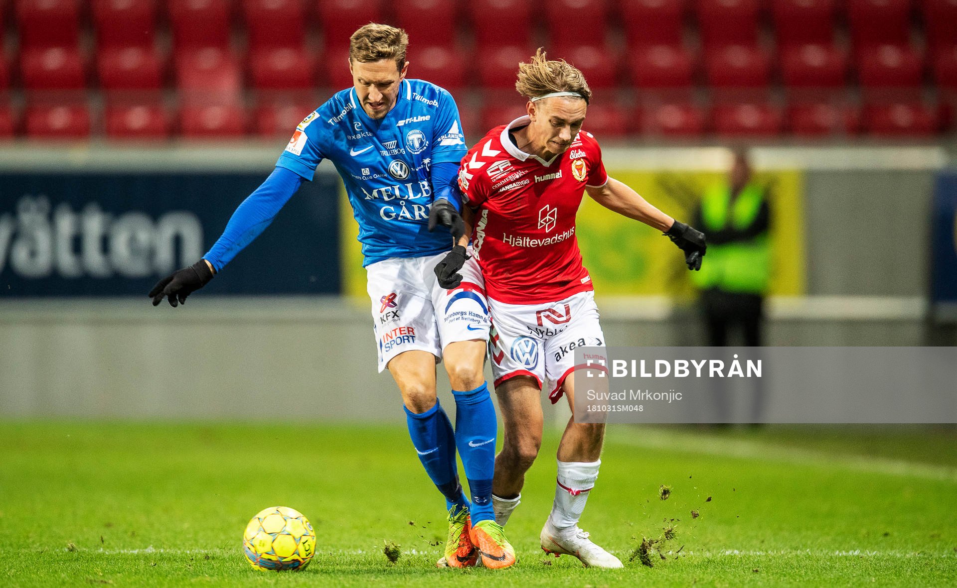 Trelleborgs Marcus Pode och Kalmars Isak Magnusson