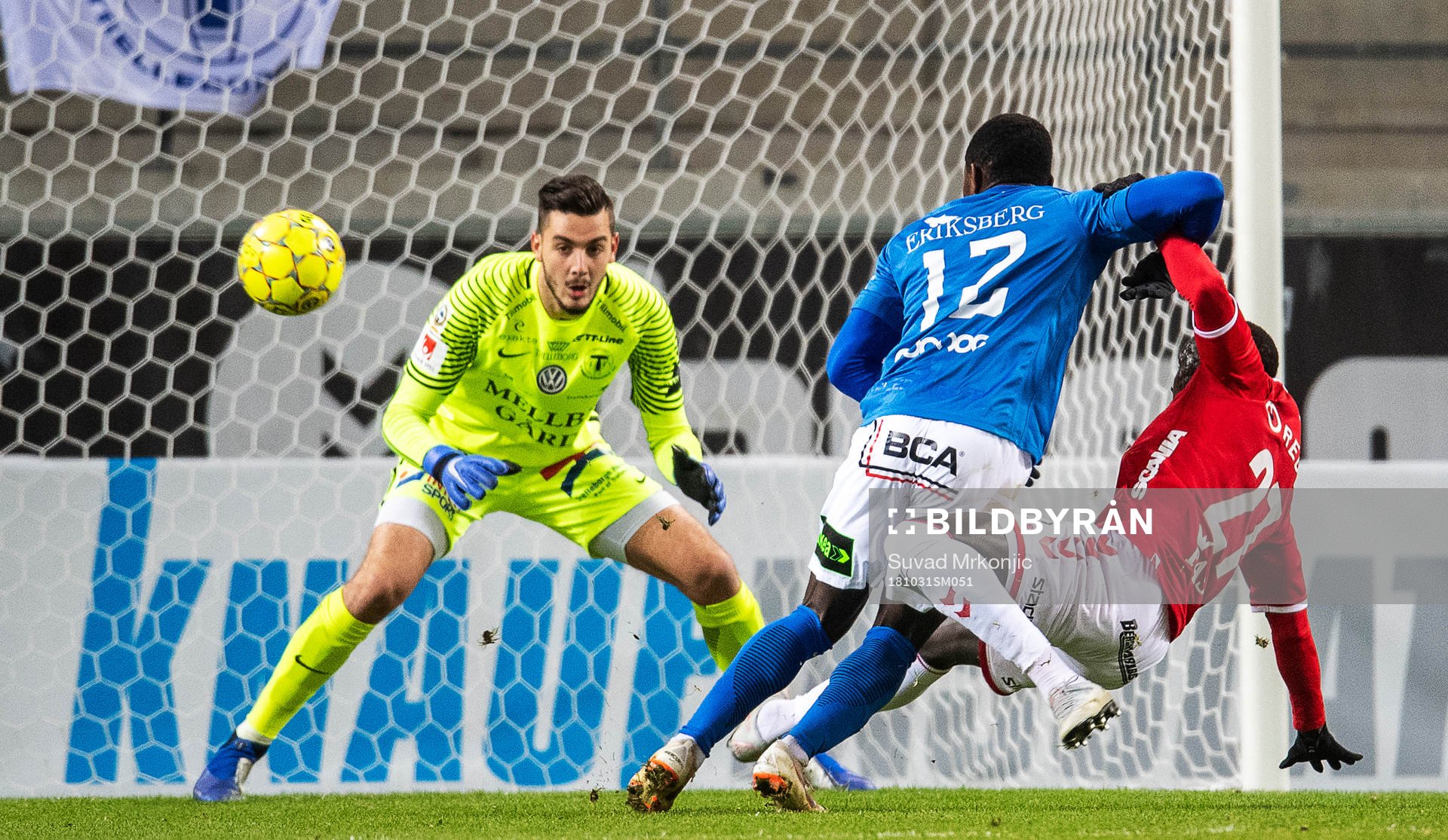 Kalmars Papa Alioune Diouf och Trelleborgs Kofi Sarkodie