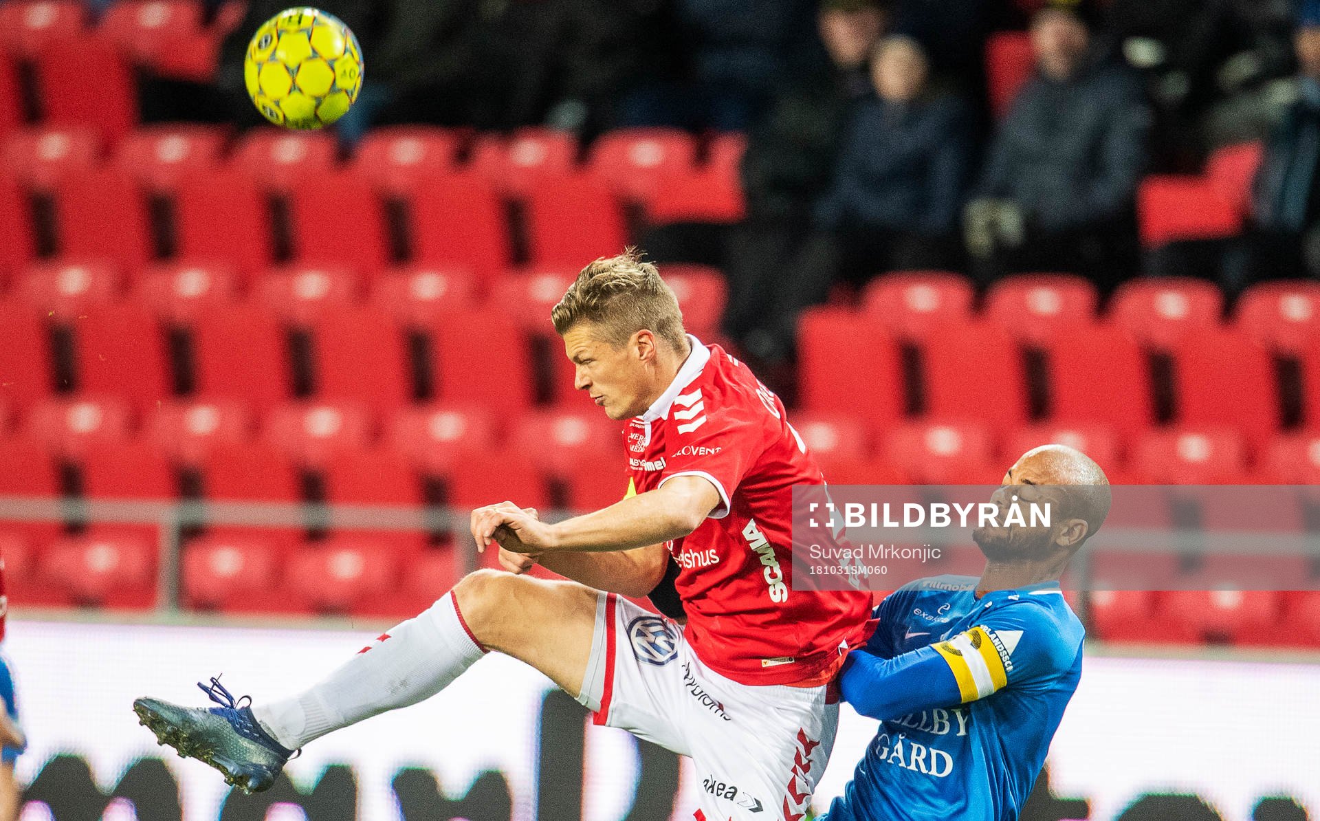 Kalmars Viktor Elm och Trelleborgs Salif Camara Jönsson