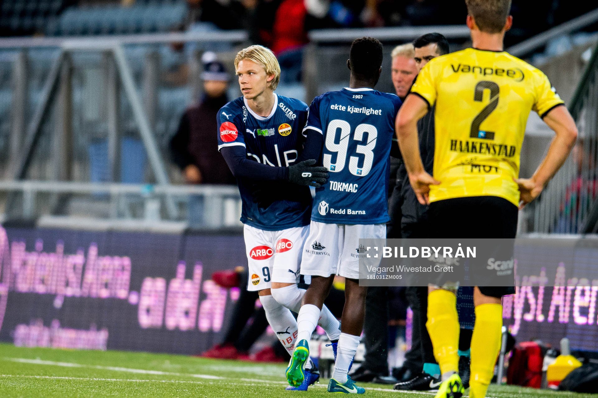 Sebastian Pedersen of Strømsgodset comes
