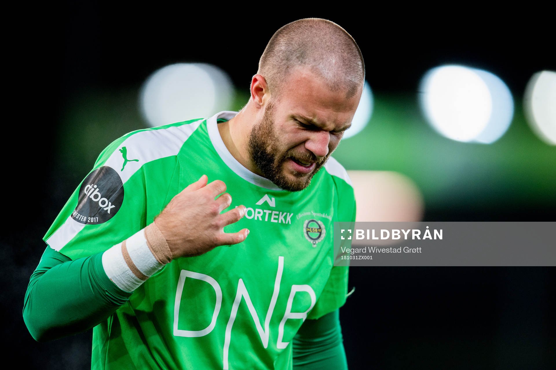 Goalkeeper Marko Maric of Lillestrøm