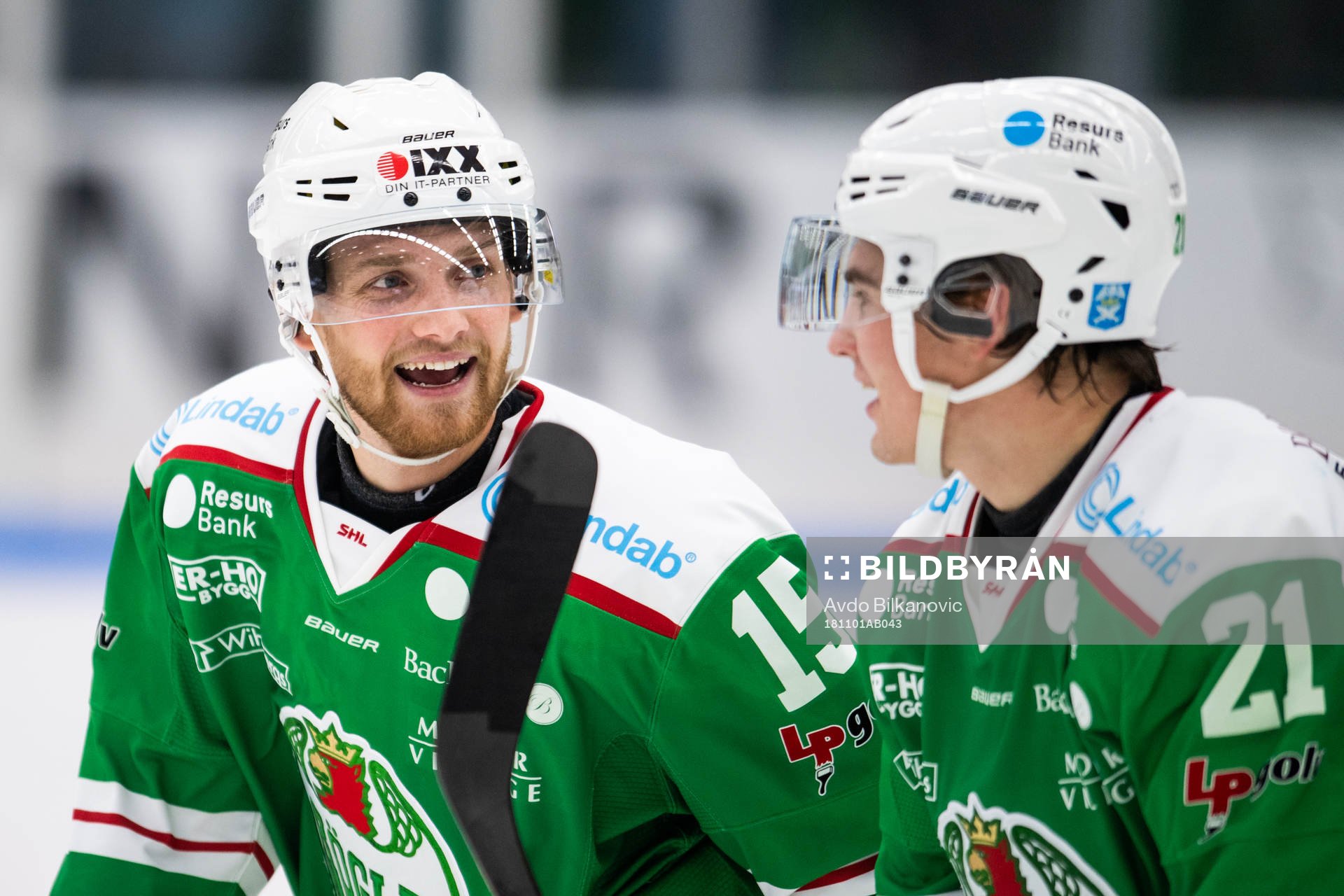 Rögles Simon Ryfors jublar