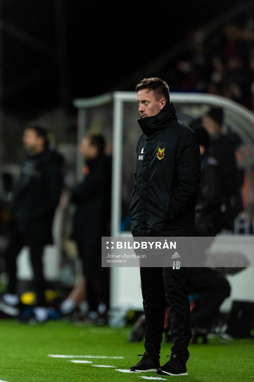 Östersunds tränare Ian Burchnall