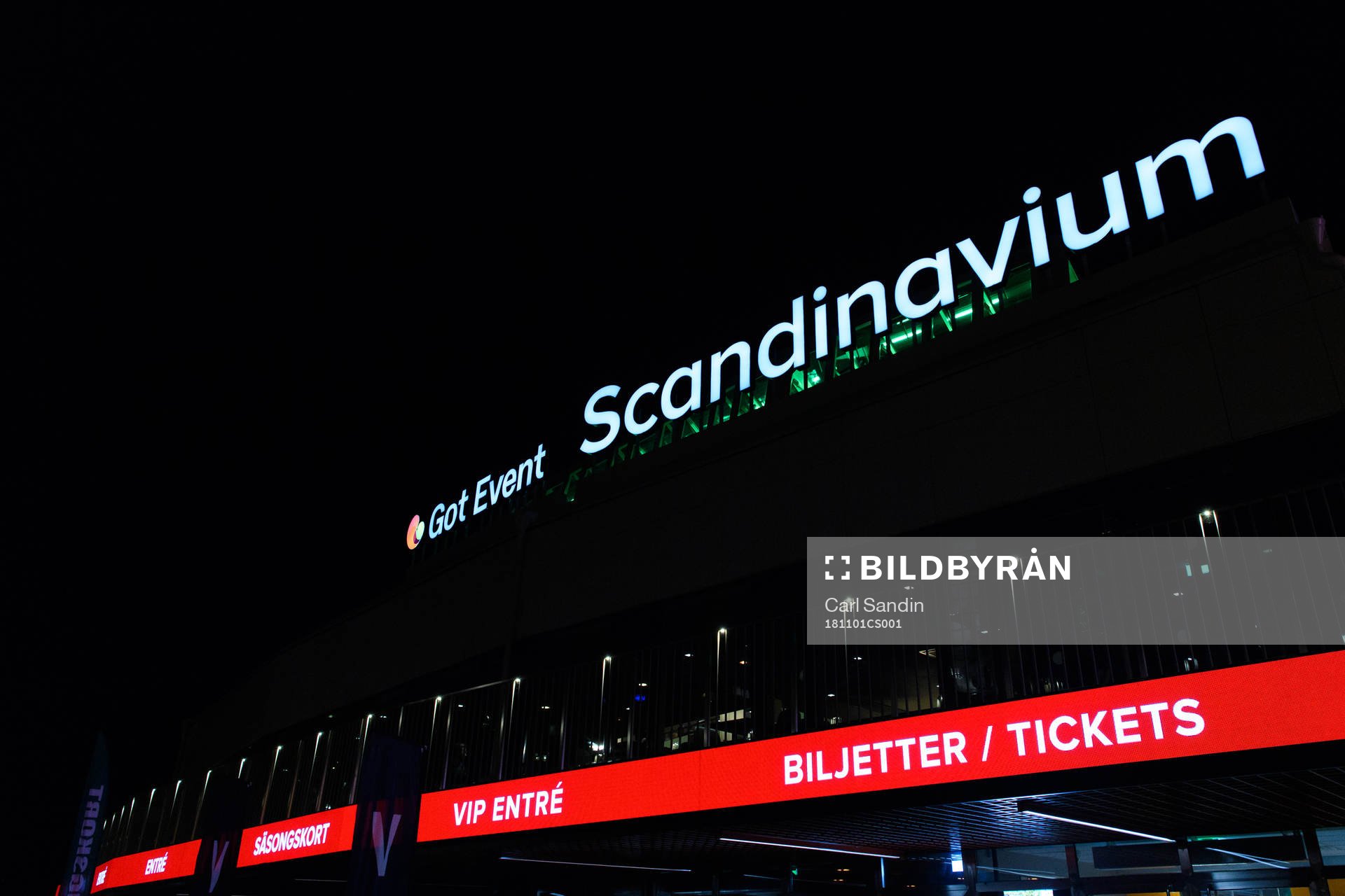 Exteriör av Scandinavium