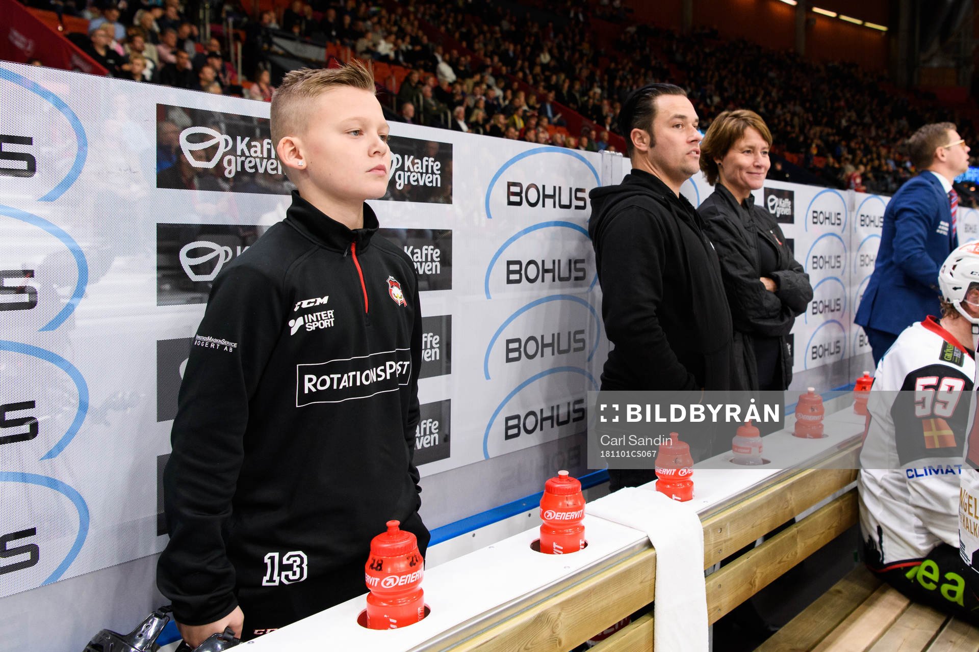 Elliot, son till Jesper Mattsson (ej i bild) som praktikant