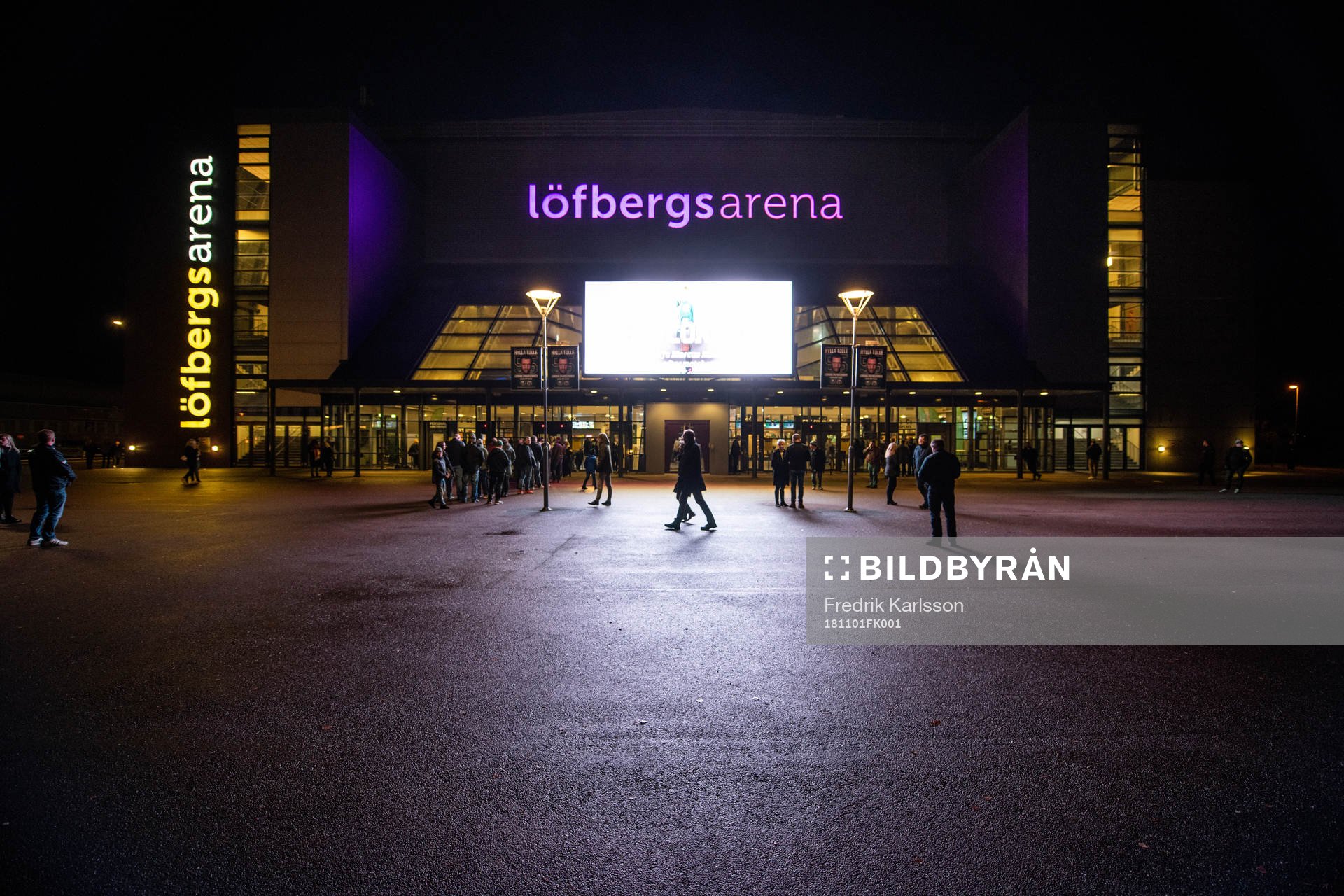 Exteriör bild på Löfbergs Arena