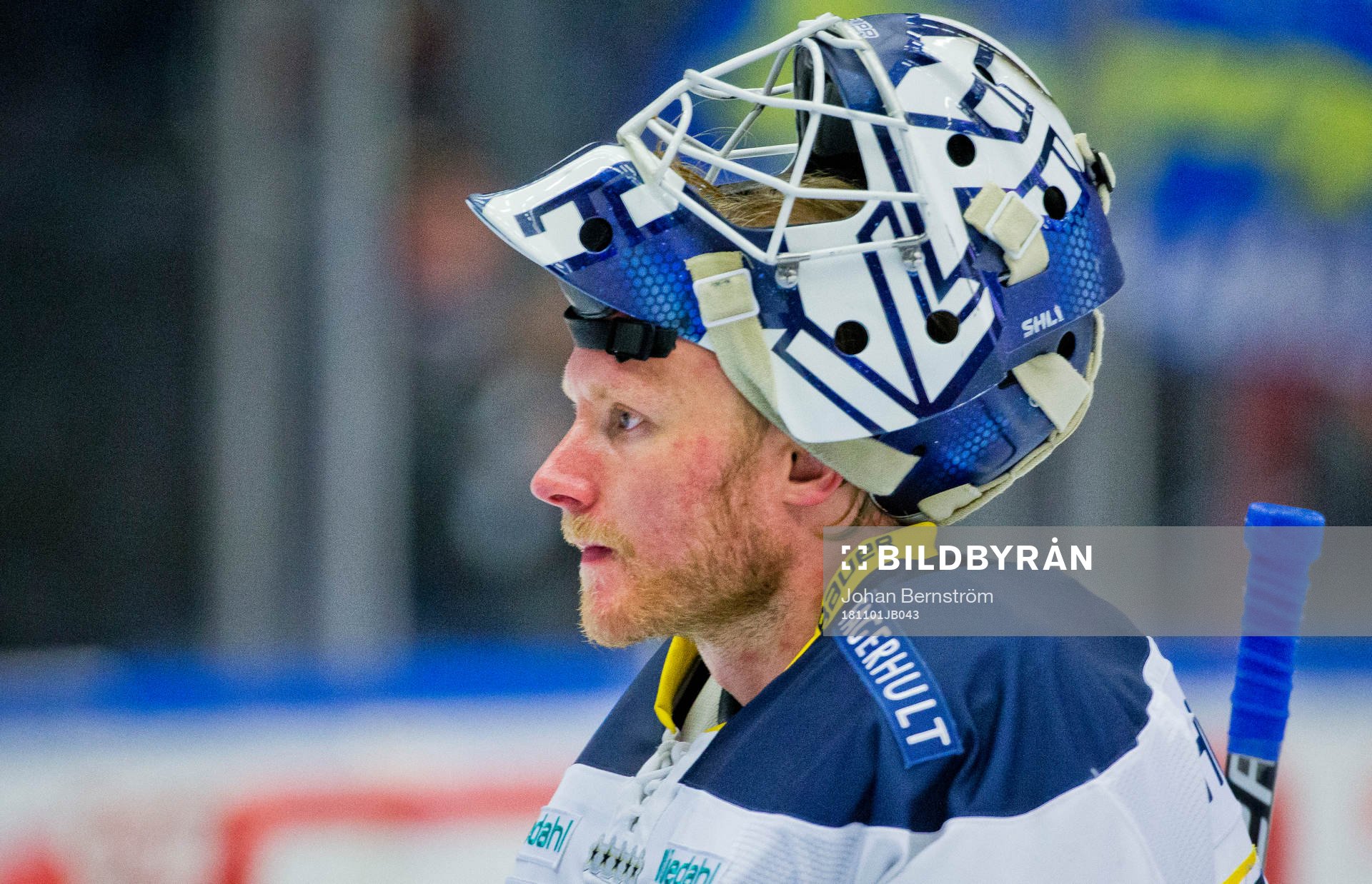 s målvakt Jonas Gunnarsson deppar