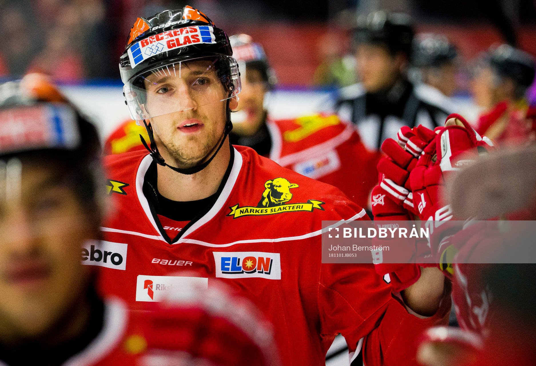 Örebros Anton Hedman jublar 5-1