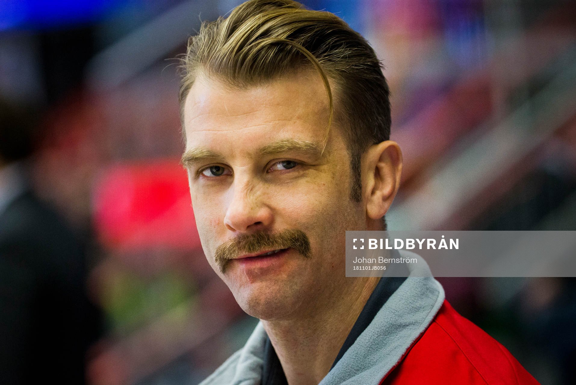 Örebros materialare Emil Kåberg med mustasch