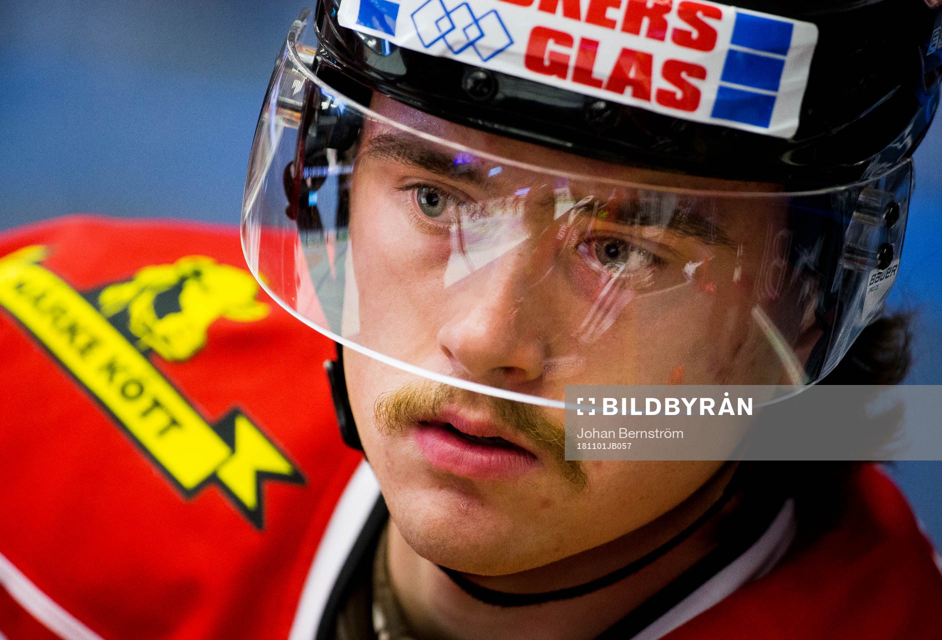 Örebros Marcus Björk med mustasch