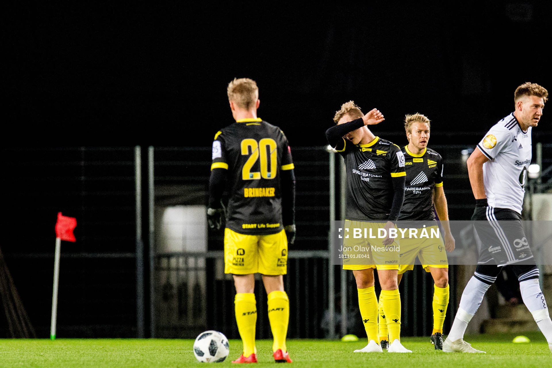Adnan Hadzic of Start looks dejected