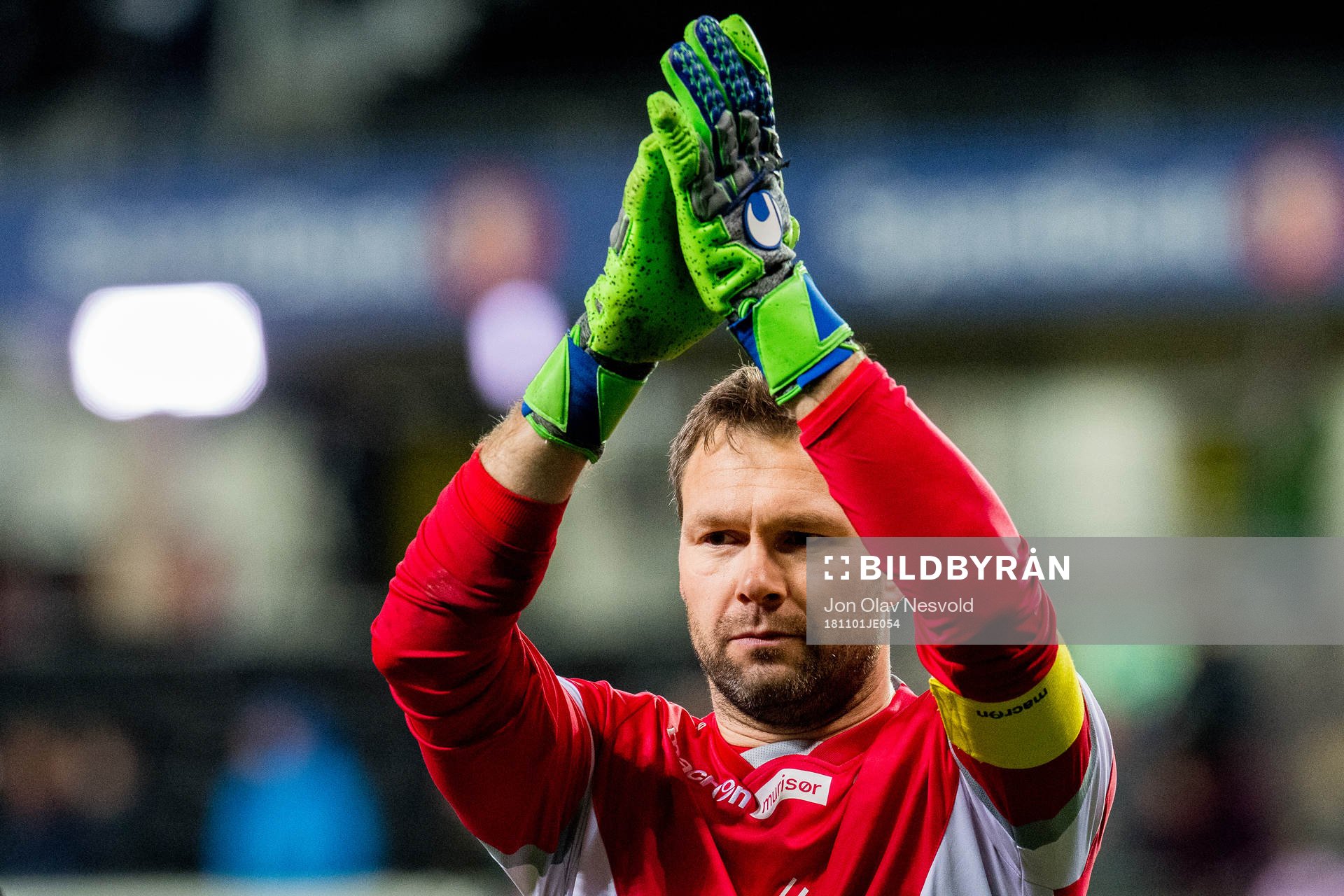 Goalkeeper Håkon Opdal of Start looks dejected