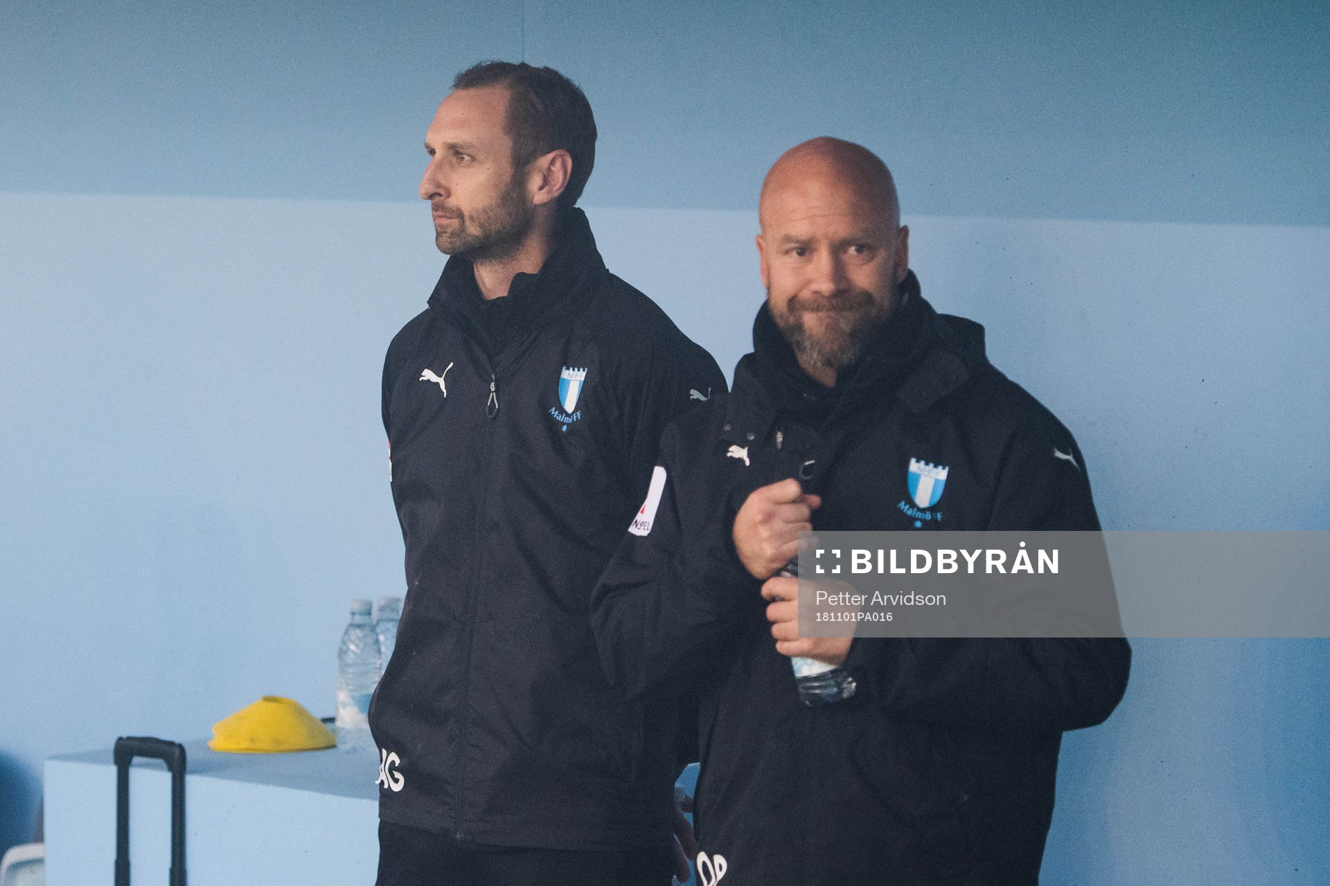 Malmö FFs assisterande tränare Andreas Georgsson och