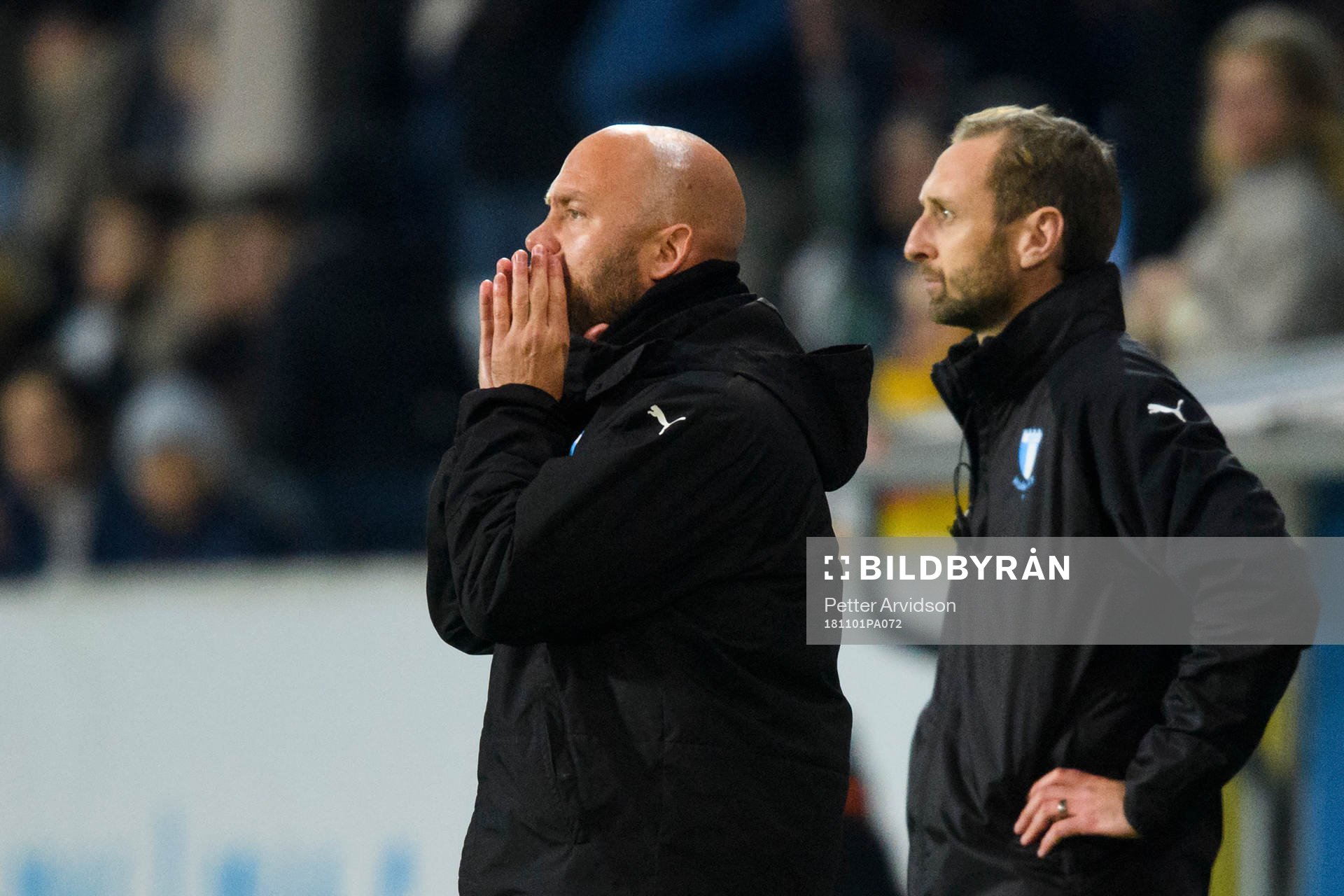 Malmö FFs assisterande tränare Olof Persson och