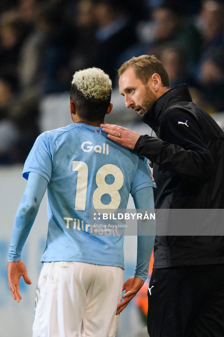 Malmö FFs assisterande tränare Andreas Georgson och