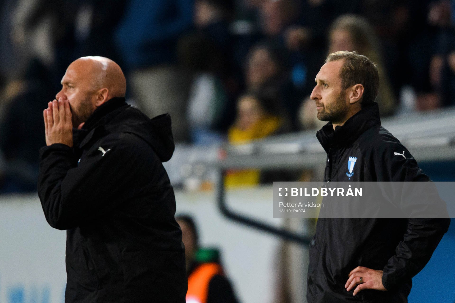 Malmö FFs assisterande tränare Olof Persson och