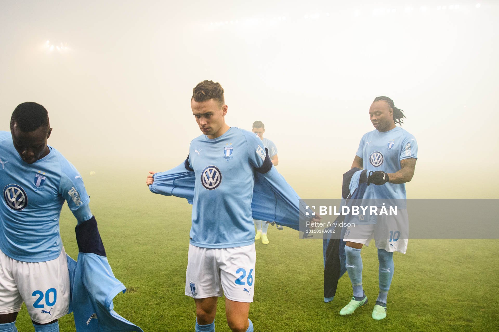 Malmö FFs Bonke Innocent, Andreas Vindheim och Carlos