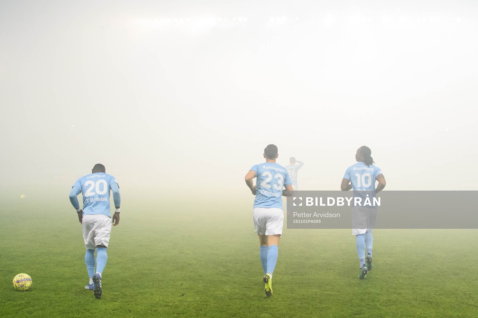 Malmö FFs Bonke Innocent, Marcus Antonsson och Carlos