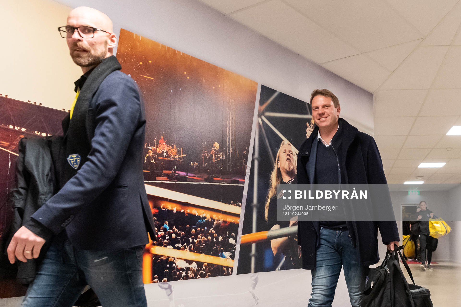 Falkenbergs klubbchef Patrik Lundgren och tränare Hasse