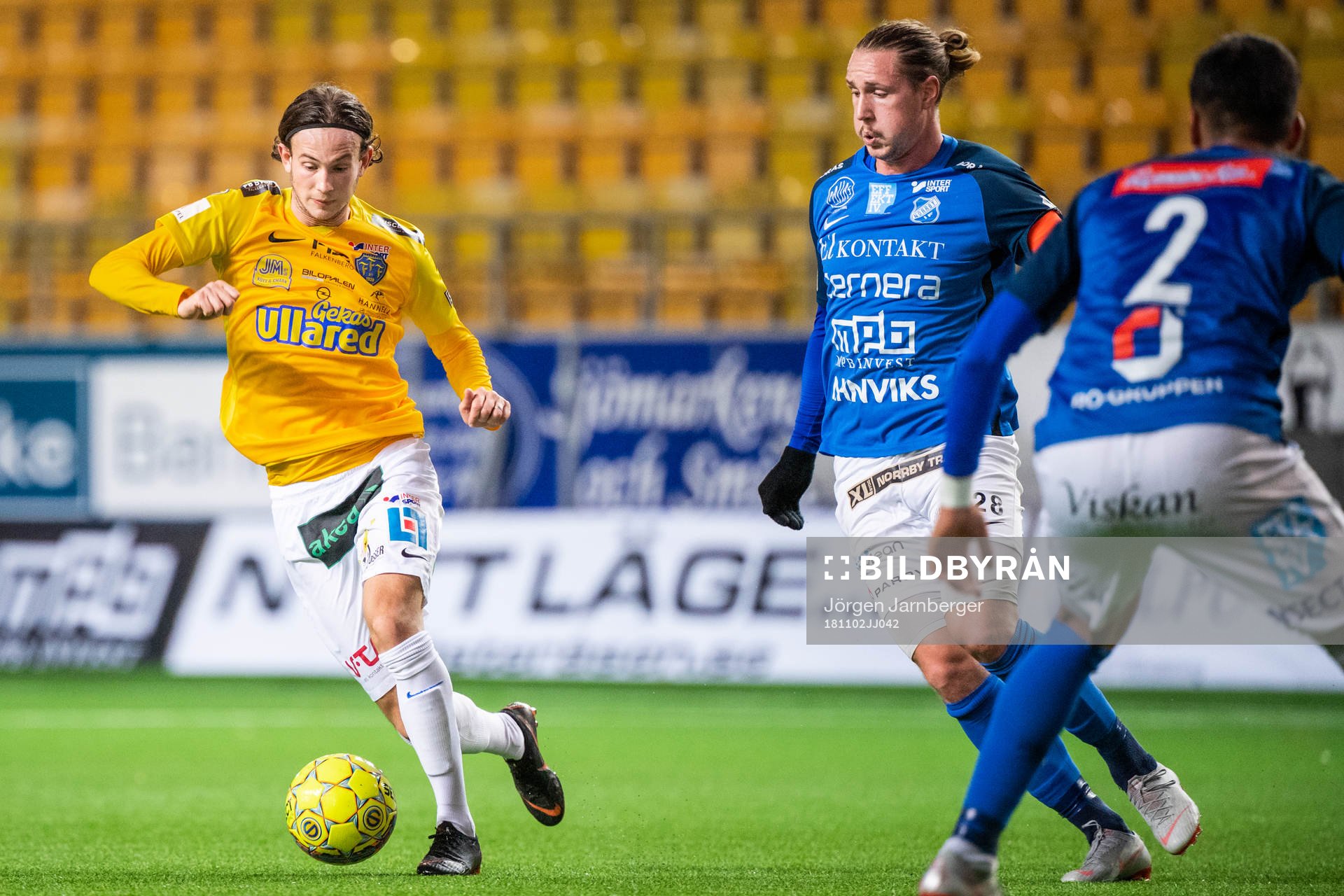 Falkenbergs Robin Östlind och Norrbys Norrbys Marcus