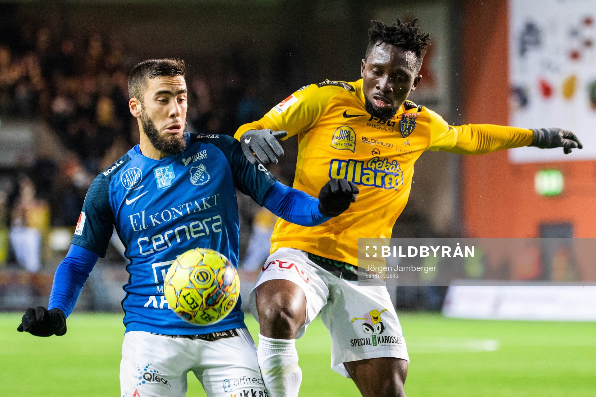 Norrbys Jasen Khayat och Falkenbergs Chisom Egbuchunam i