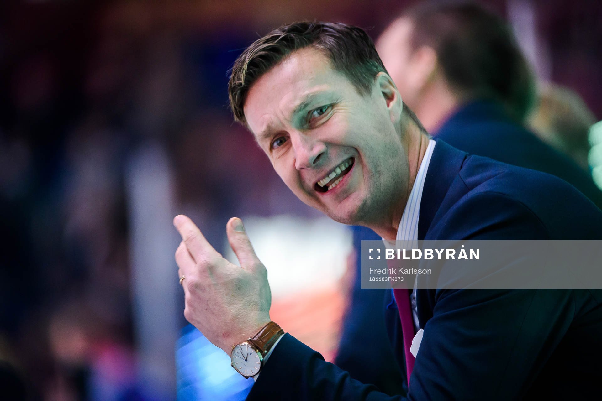 Färjestads tränare Johan Pennerborn