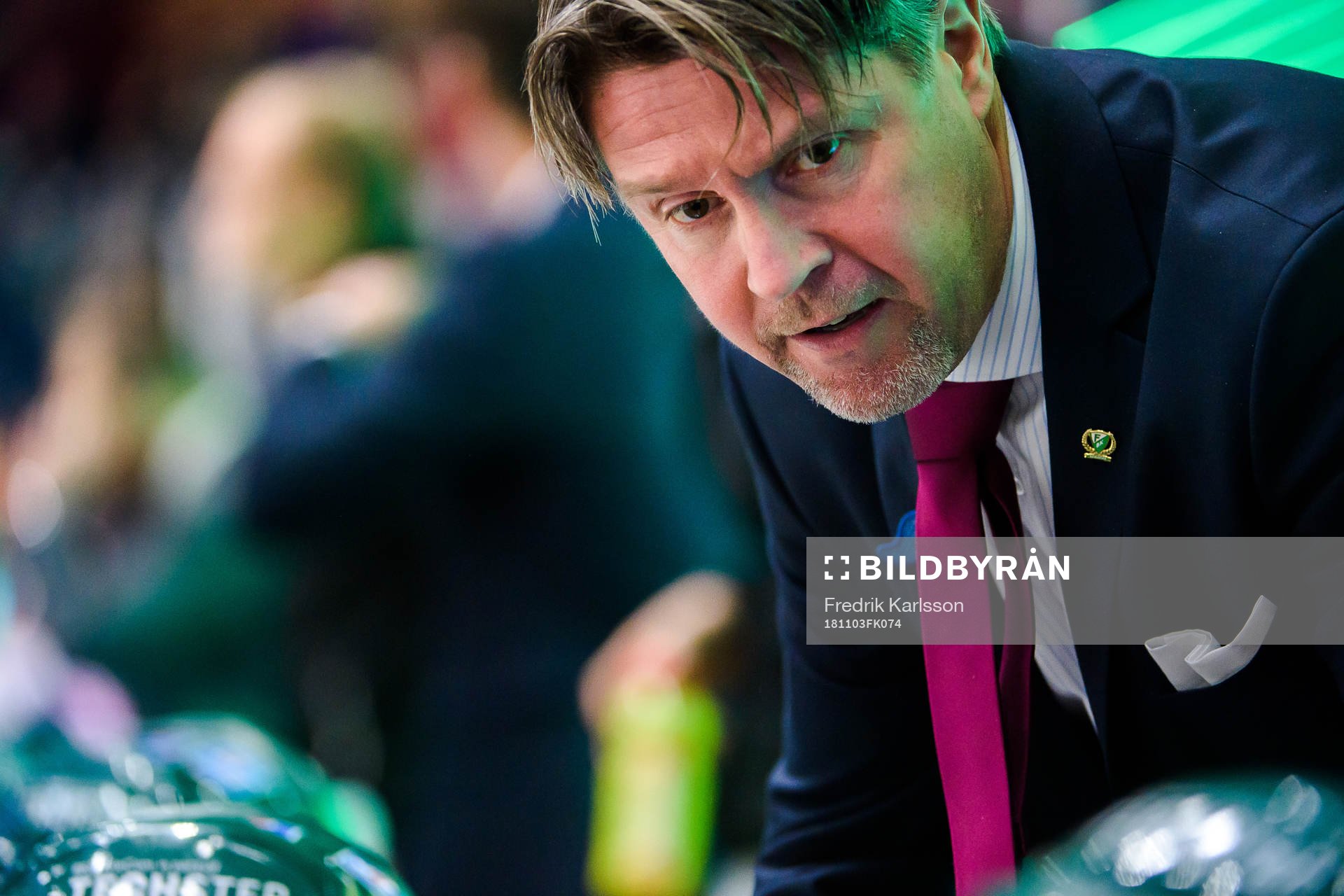 Färjestads assisterande tränare Anders Karlsson