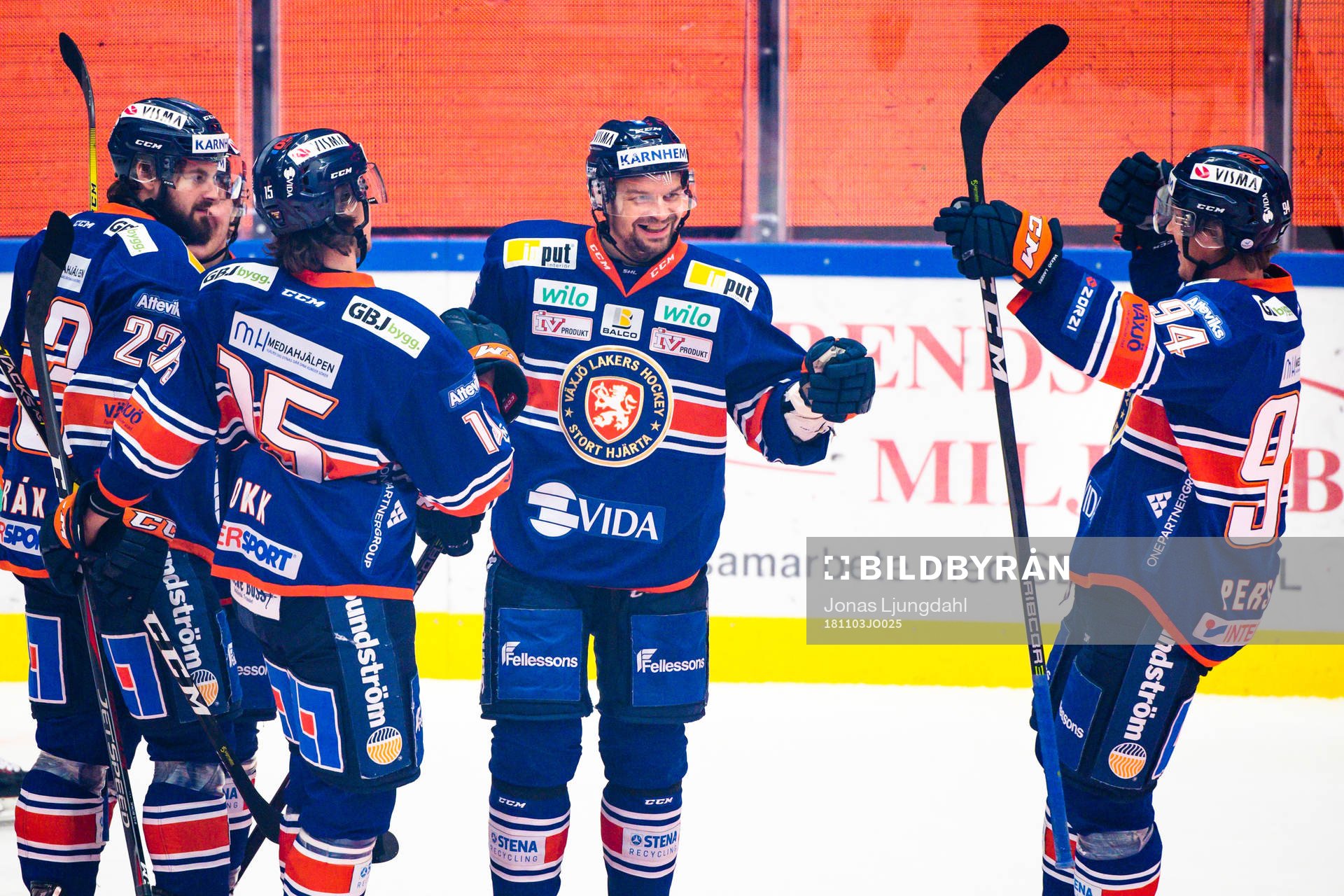Växjös Janne Pesonen jublar