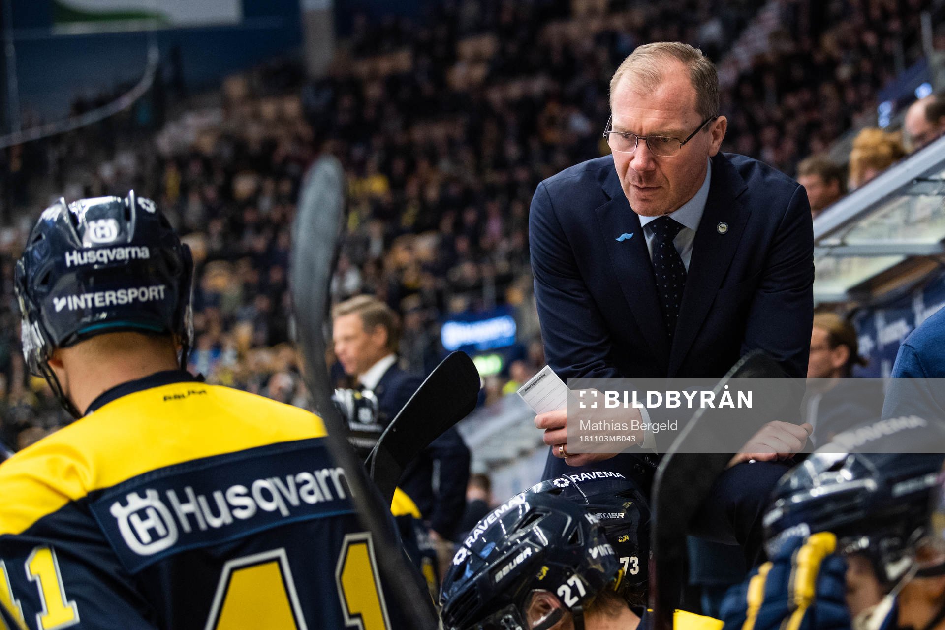 s tränare Johan Lindbom