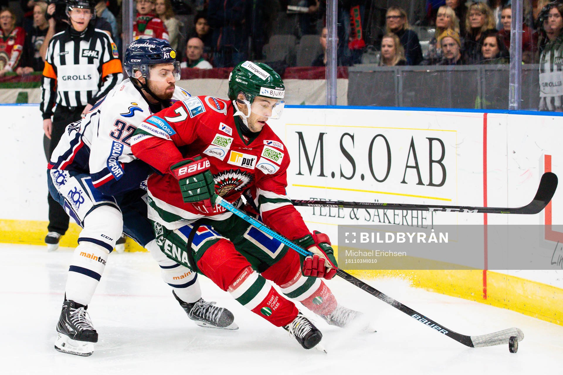 Linköpings Lukas Bengtsson och Frölundas Pathrik