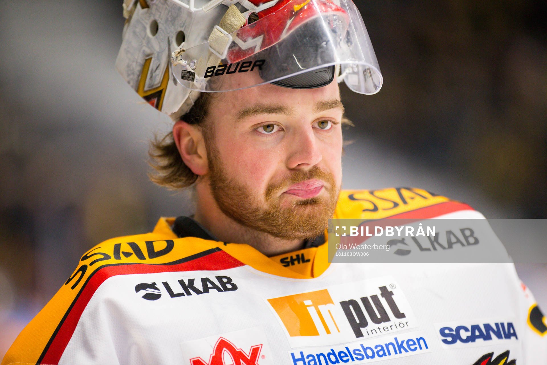 Luleås målvakt Niklas Rubin deppar