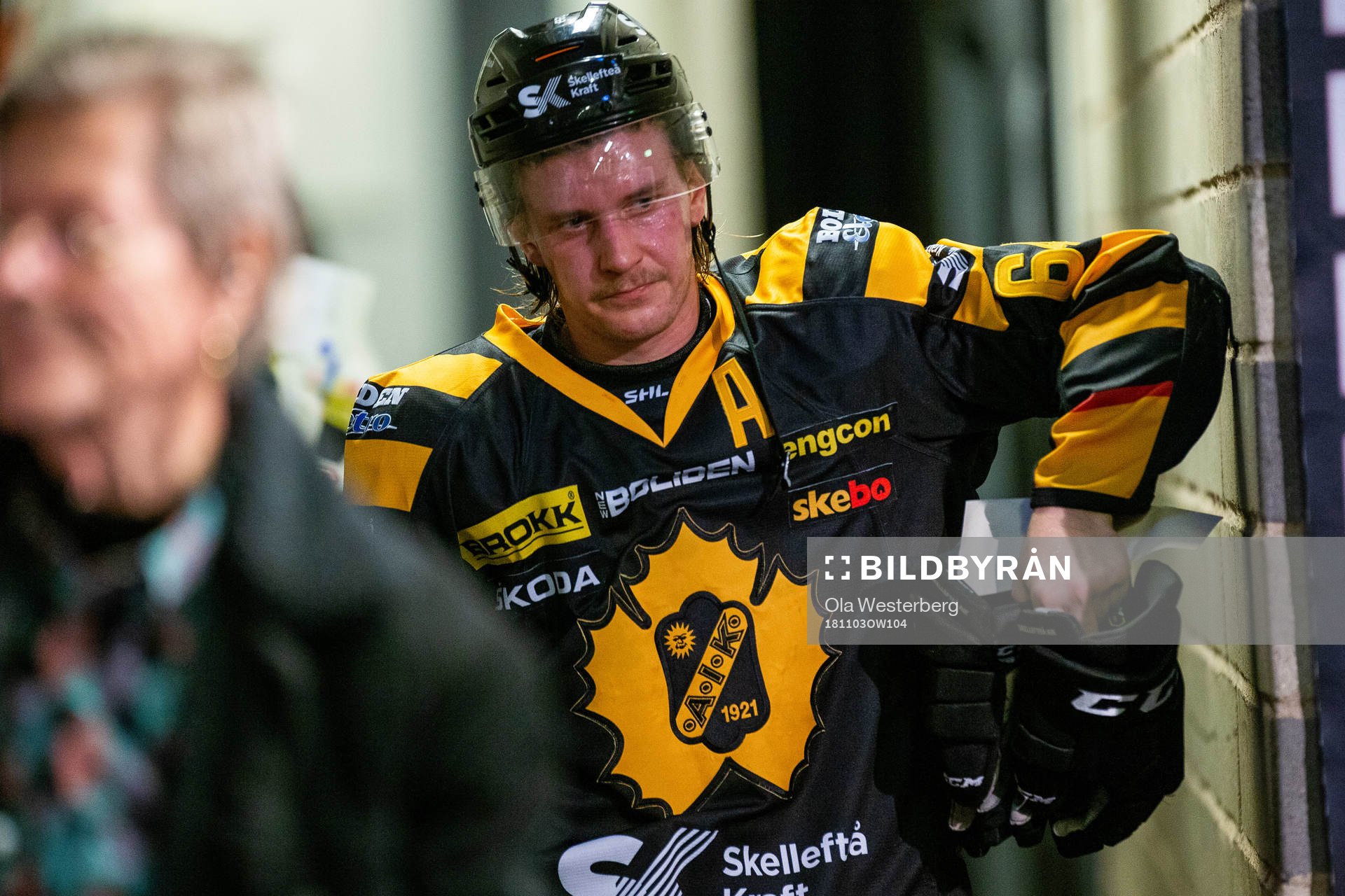 Skellefteås Jonathan Pudas deppar