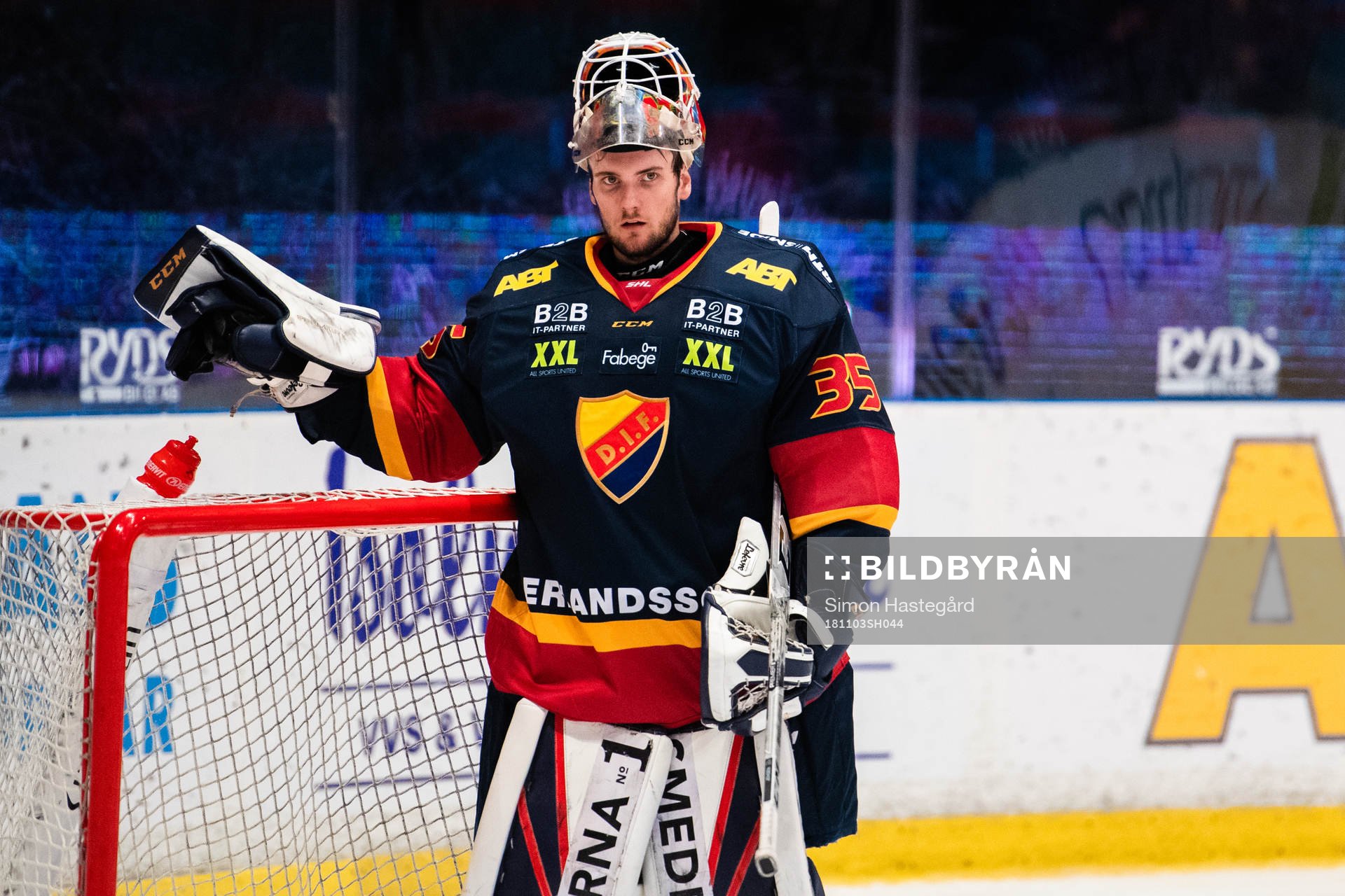 Djurgårdens målvakt Robin Jensen