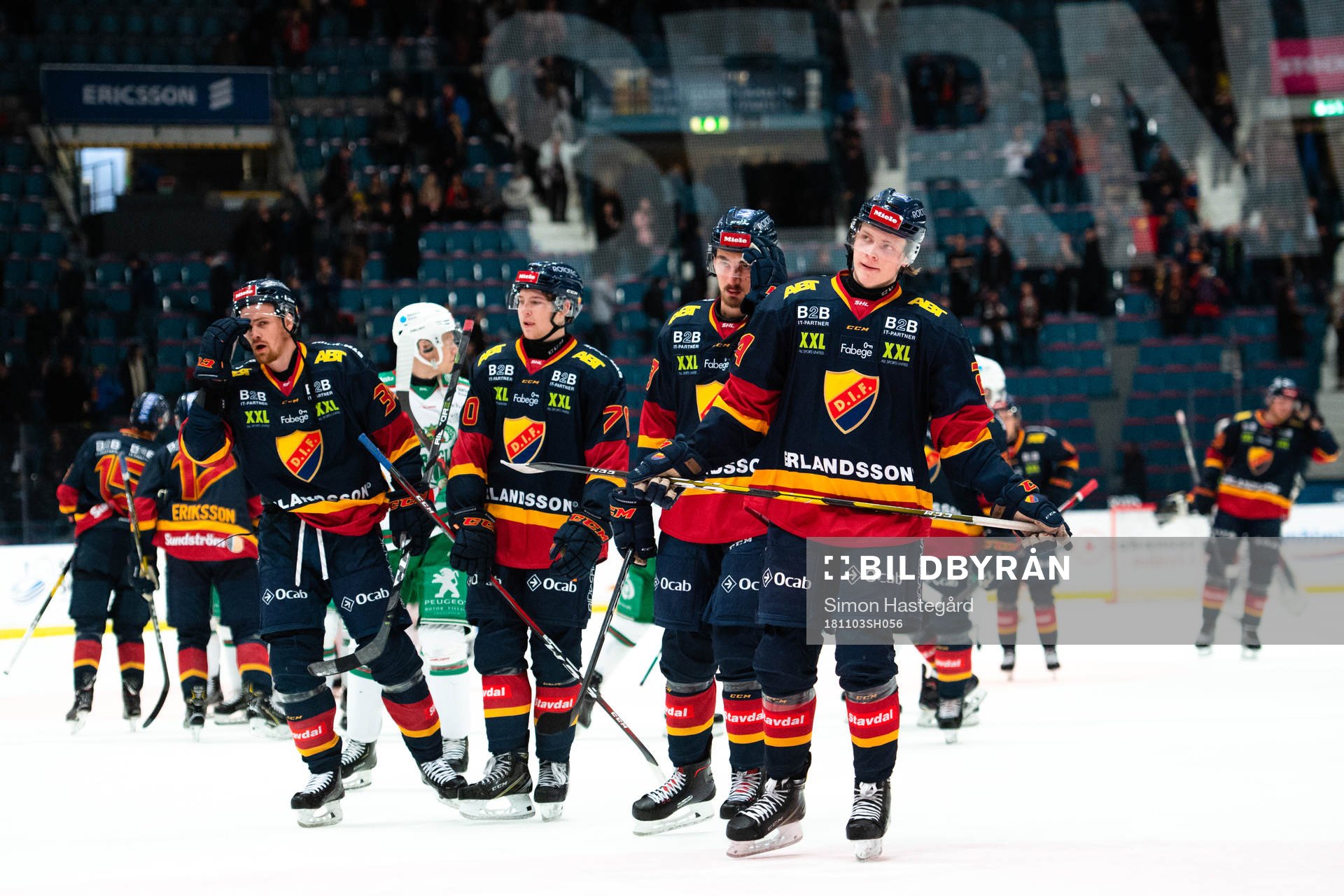 Djurgårdens spelare deppar