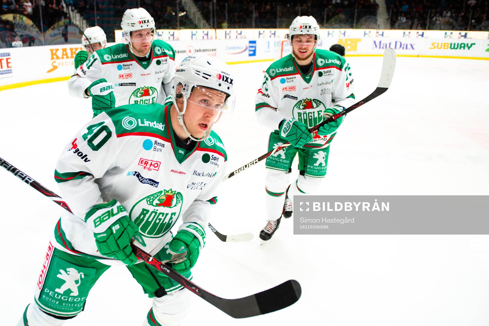 Rögles Christopher Bengtsson  jublar