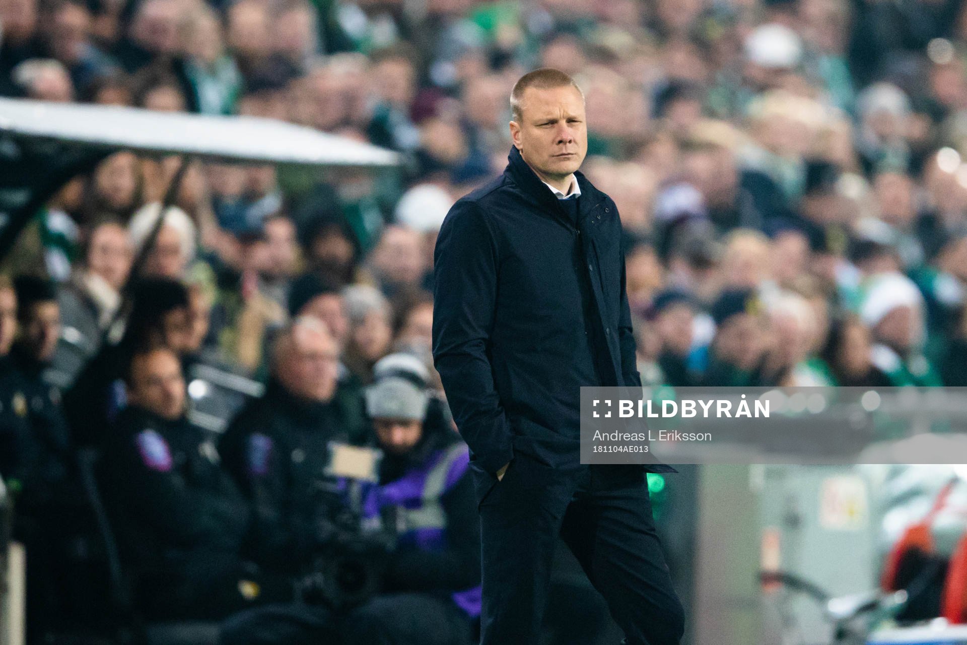 Hammarbys tränare Stefan Billborn