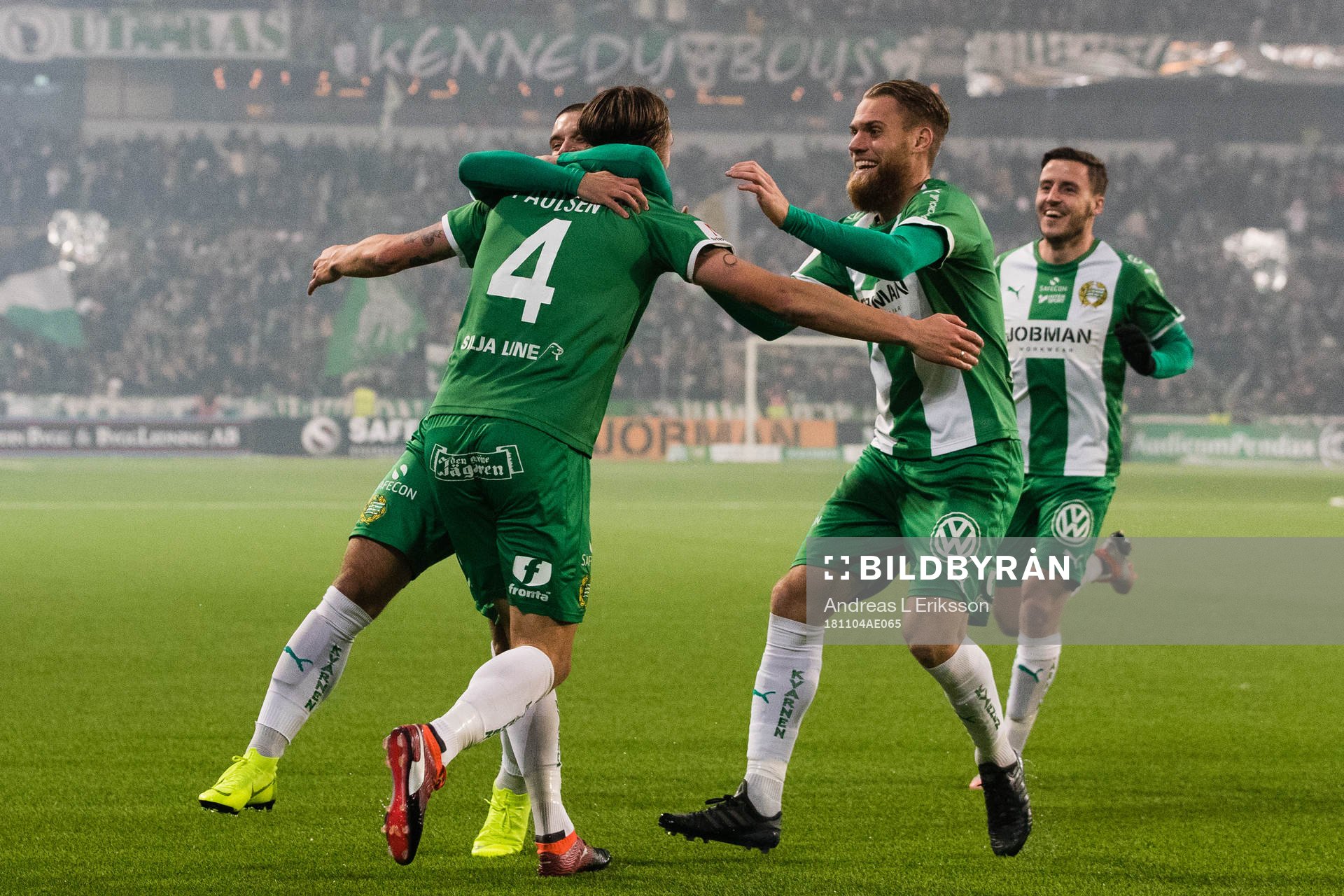 Hammarbys Björn Paulsen jublar