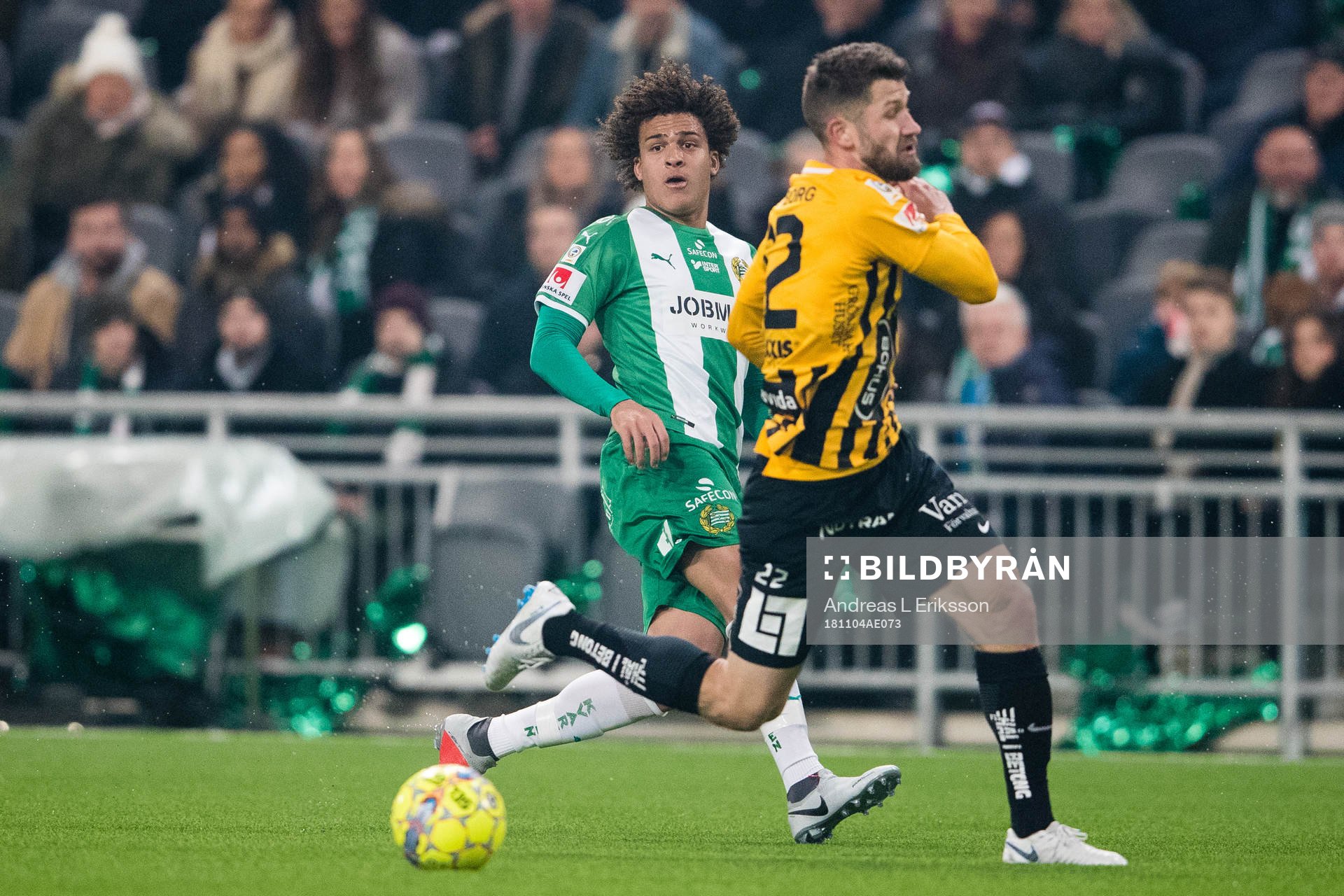 Hammarbys Neto Borges och Häckens Jasmin Sudic