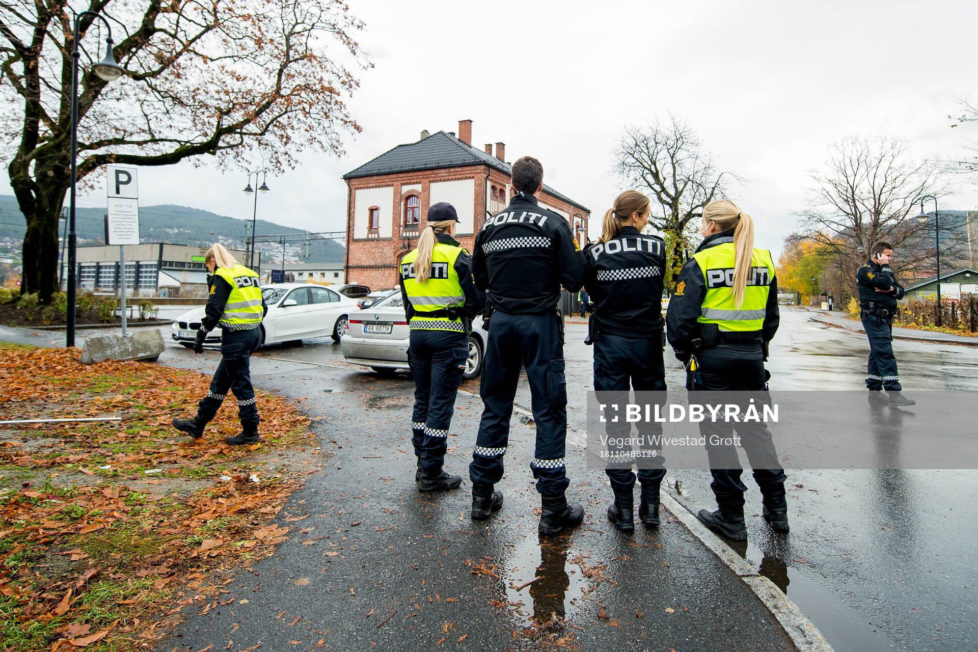 Police officers in the streets