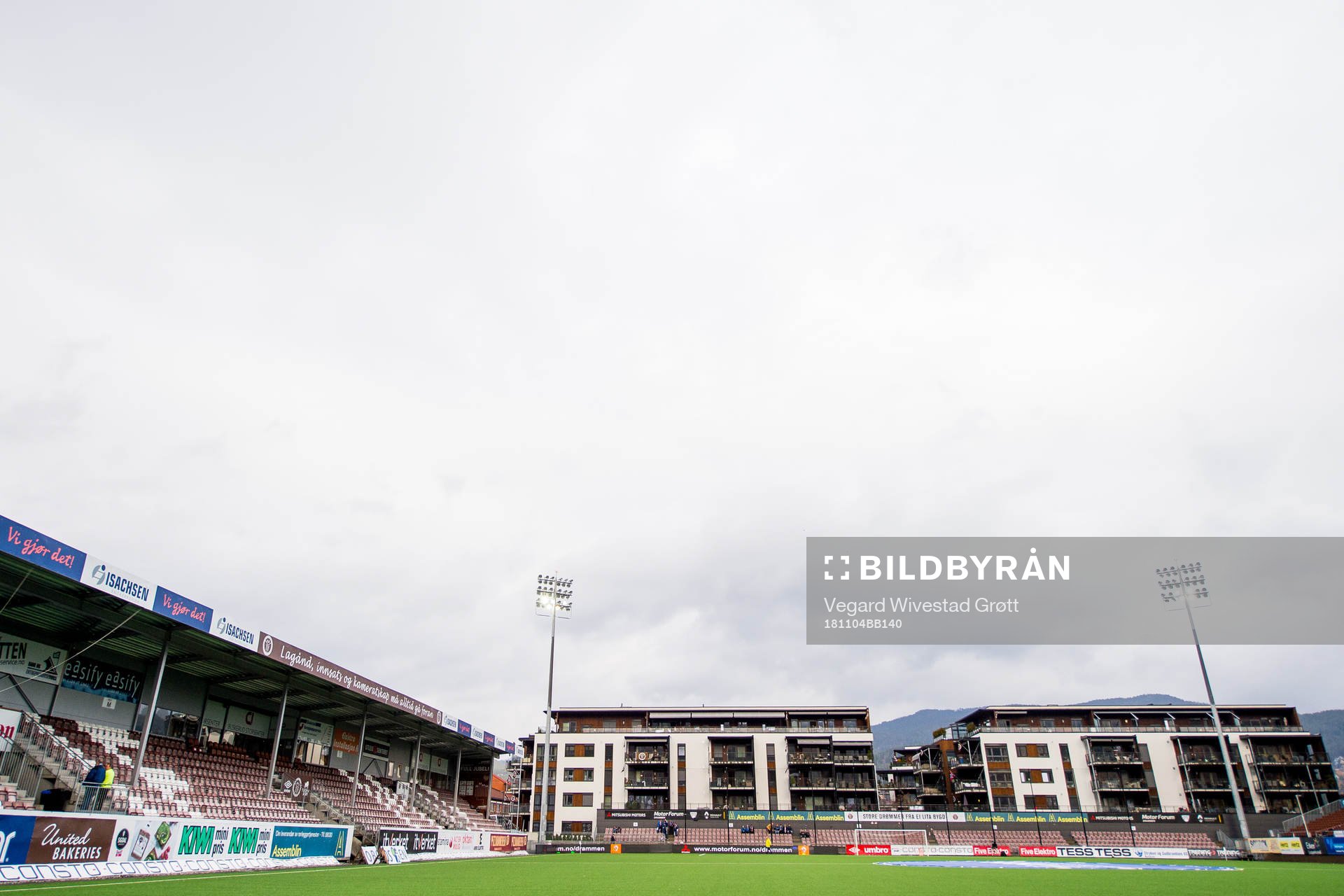 General view of Isachsen stadion