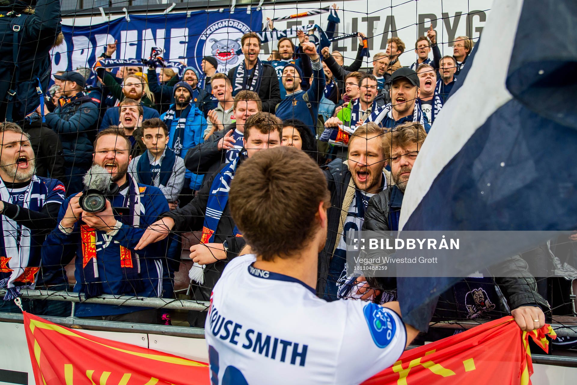 Tommy Høiland of Viking celebrates