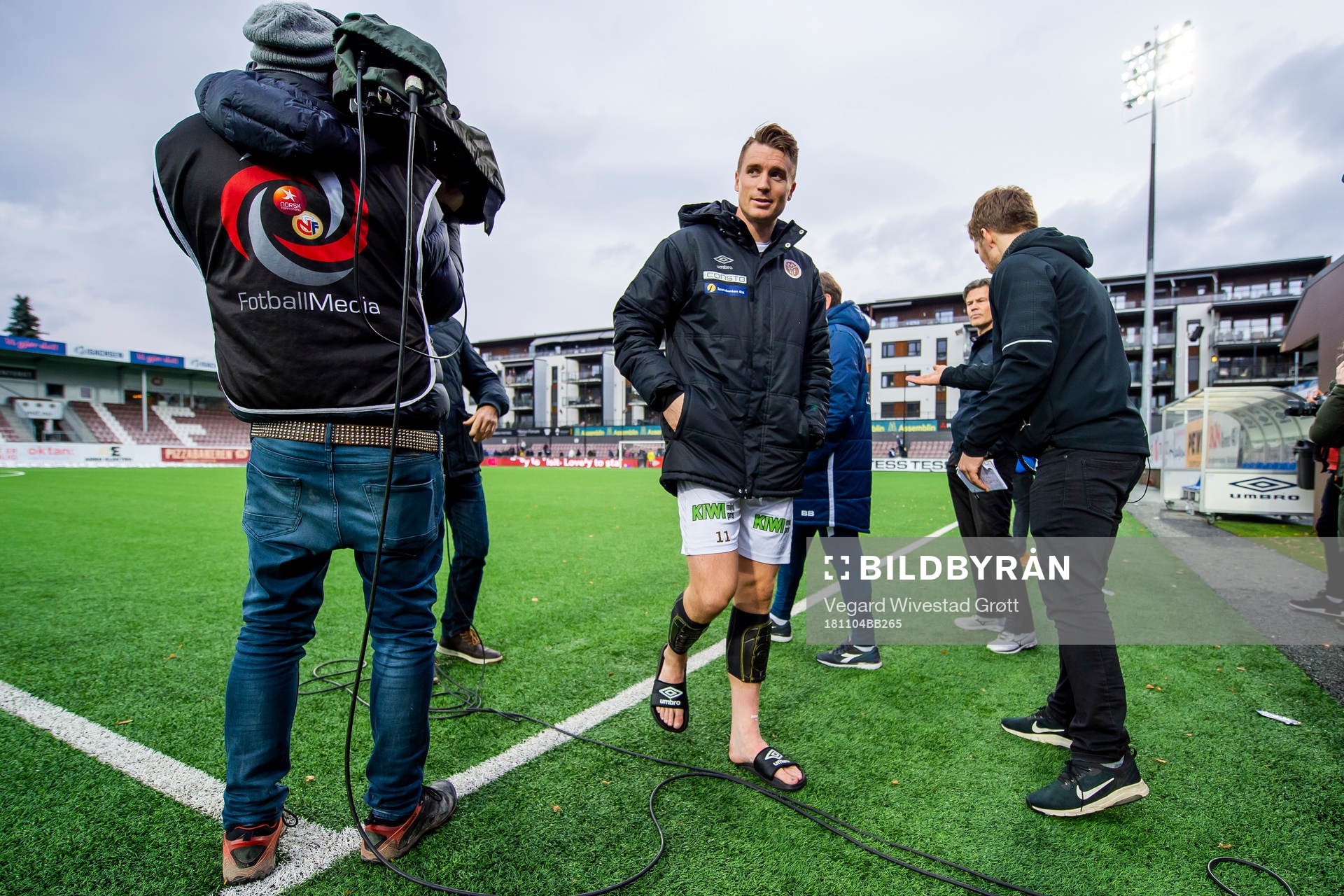 Christian Gauseth of Mjøndalen looks dejected