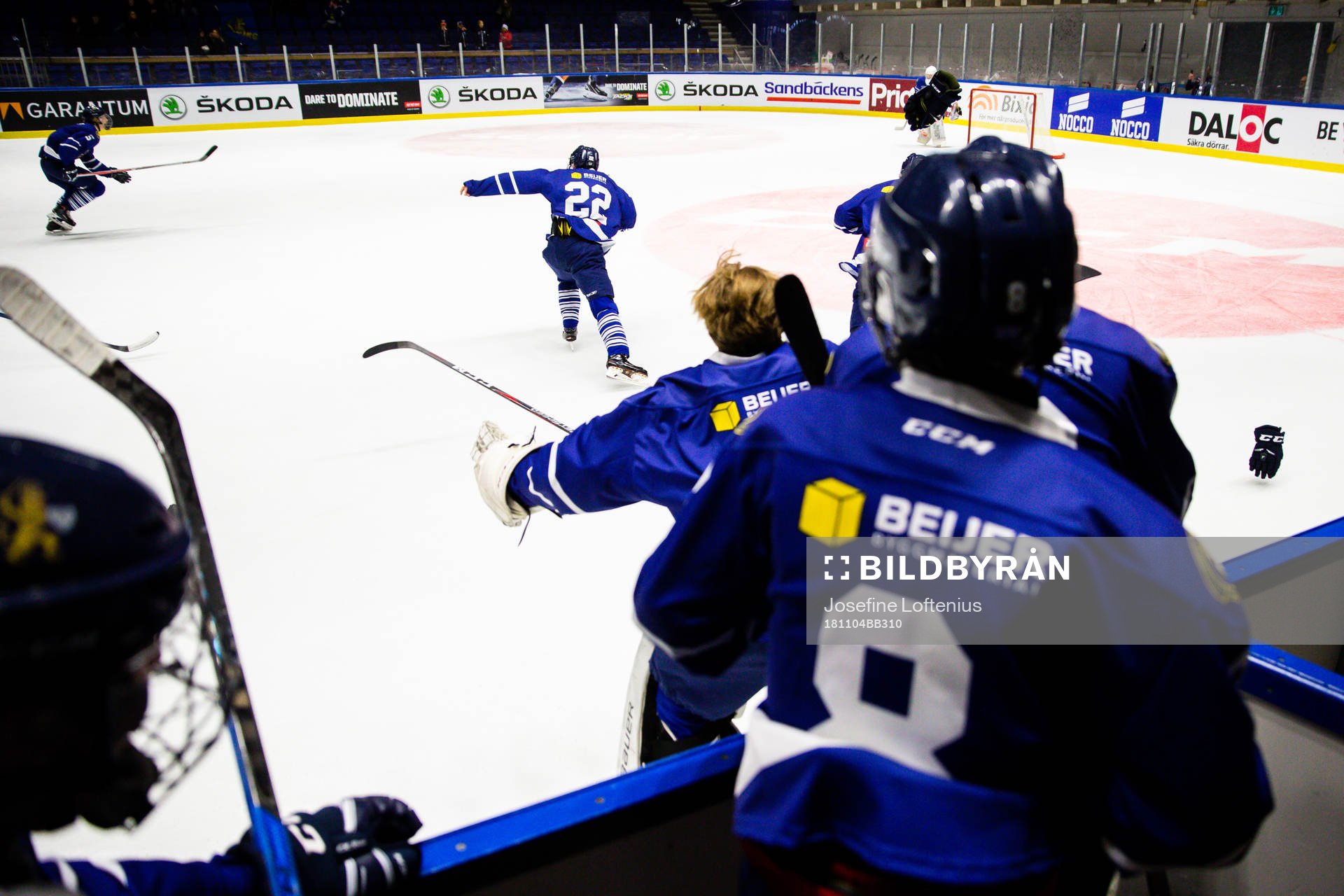 Göteborgs spelare jublar