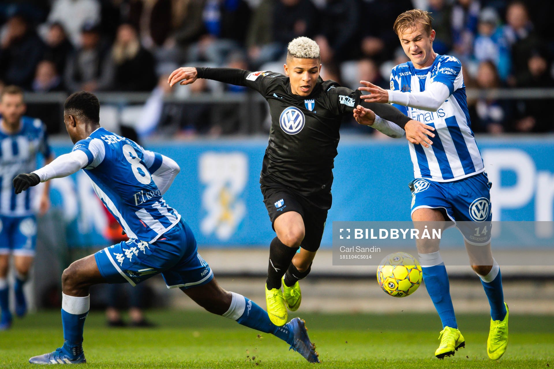 Malmö FFs Romain Gall och IFK Göteborgs Benjamin Nygren