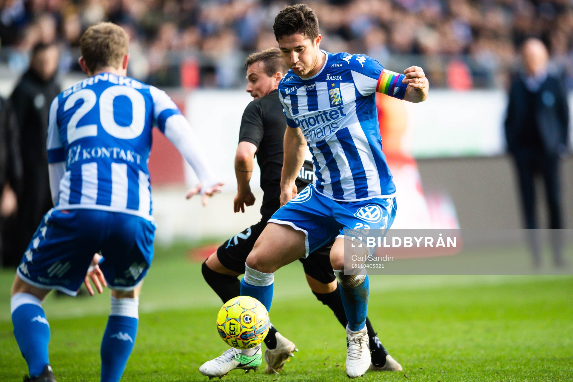 Malmö FFs Markus Rosenberg och IFK Göteborgs David Boo