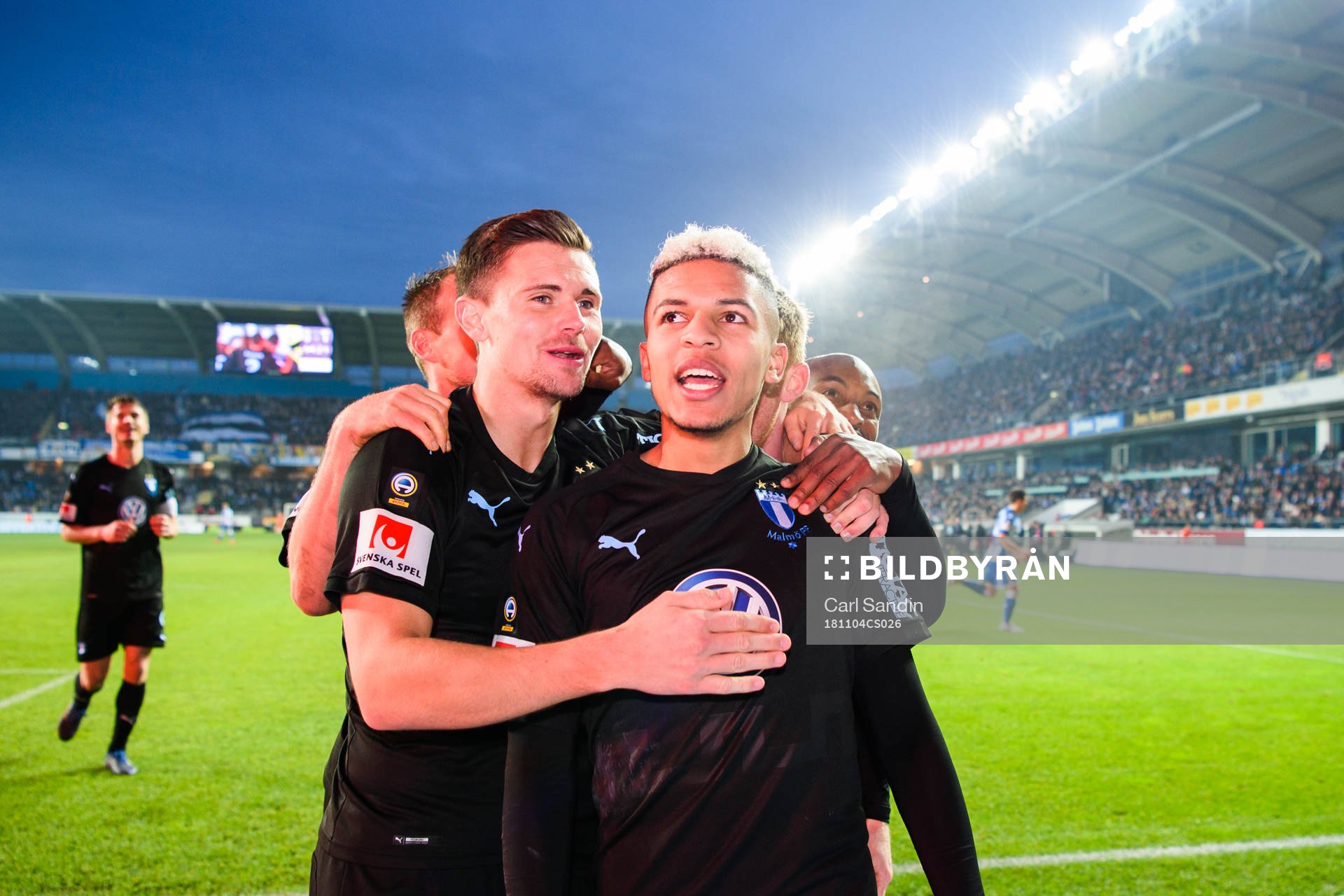 Malmö FFs Romain Gall jublar