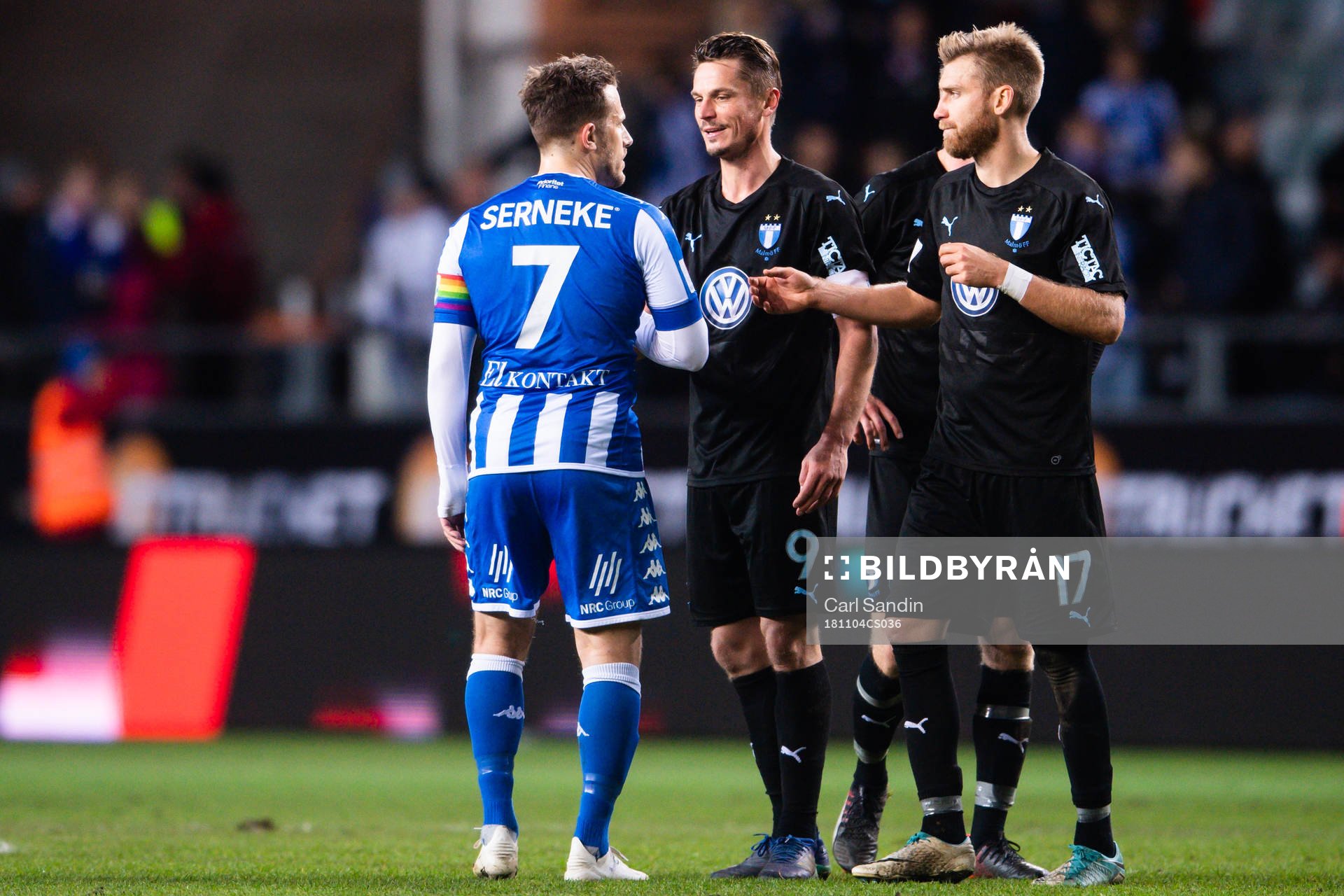 IFK Göteborgs Tobias Hysén och Malmö FFs Markus