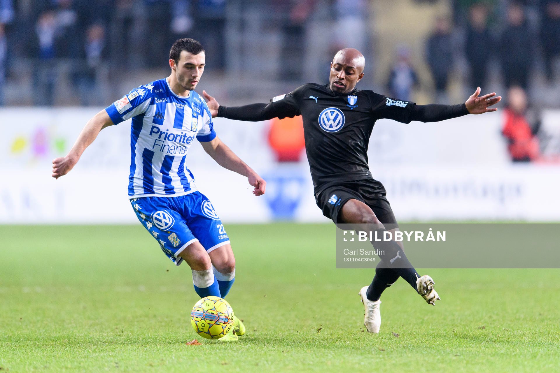 IFK Göteborgs Giorgi Kharaishvili och Malmö FFs Fouad