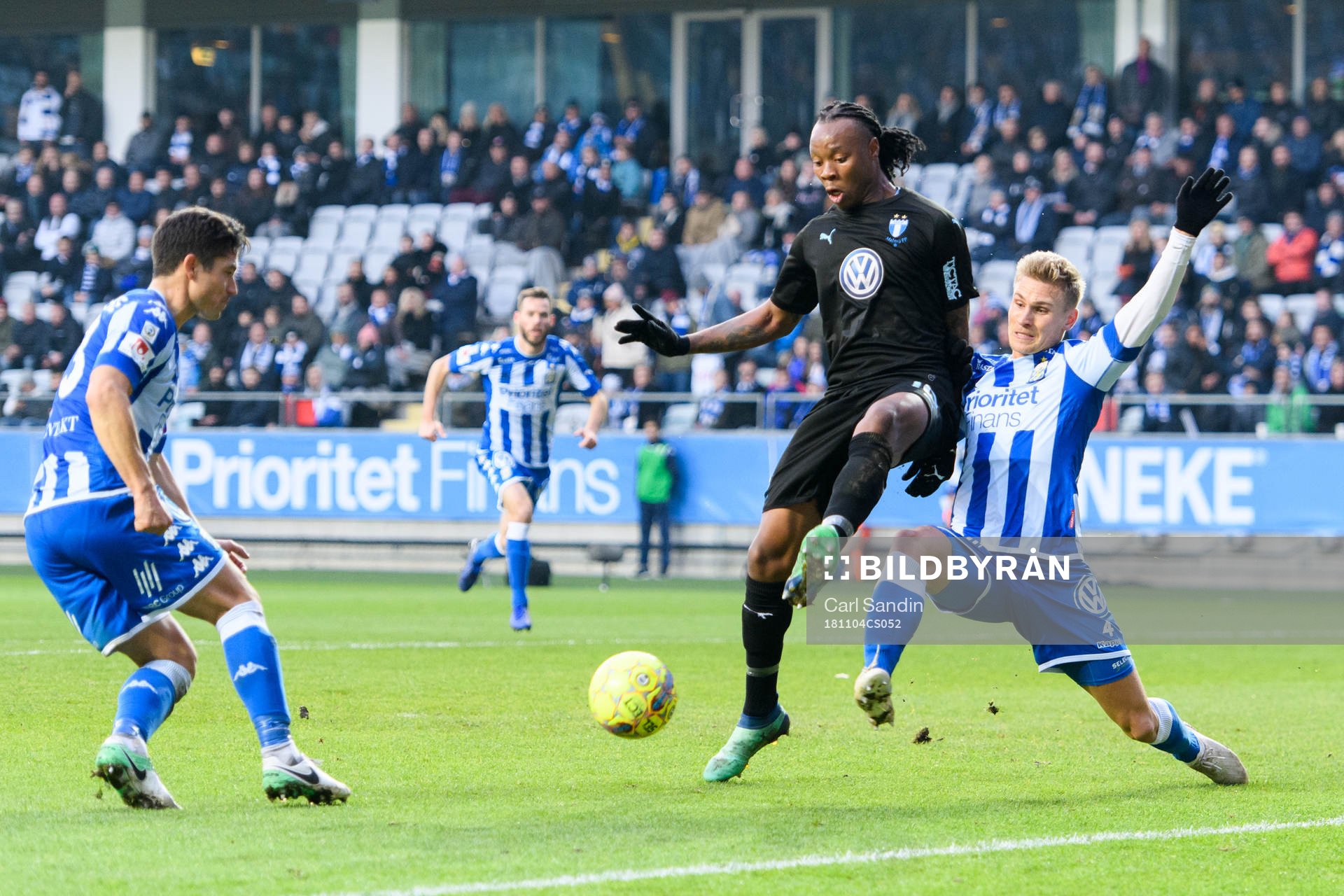 Malmö FFs Carlos Strandberg och IFK Göteborgs Carl