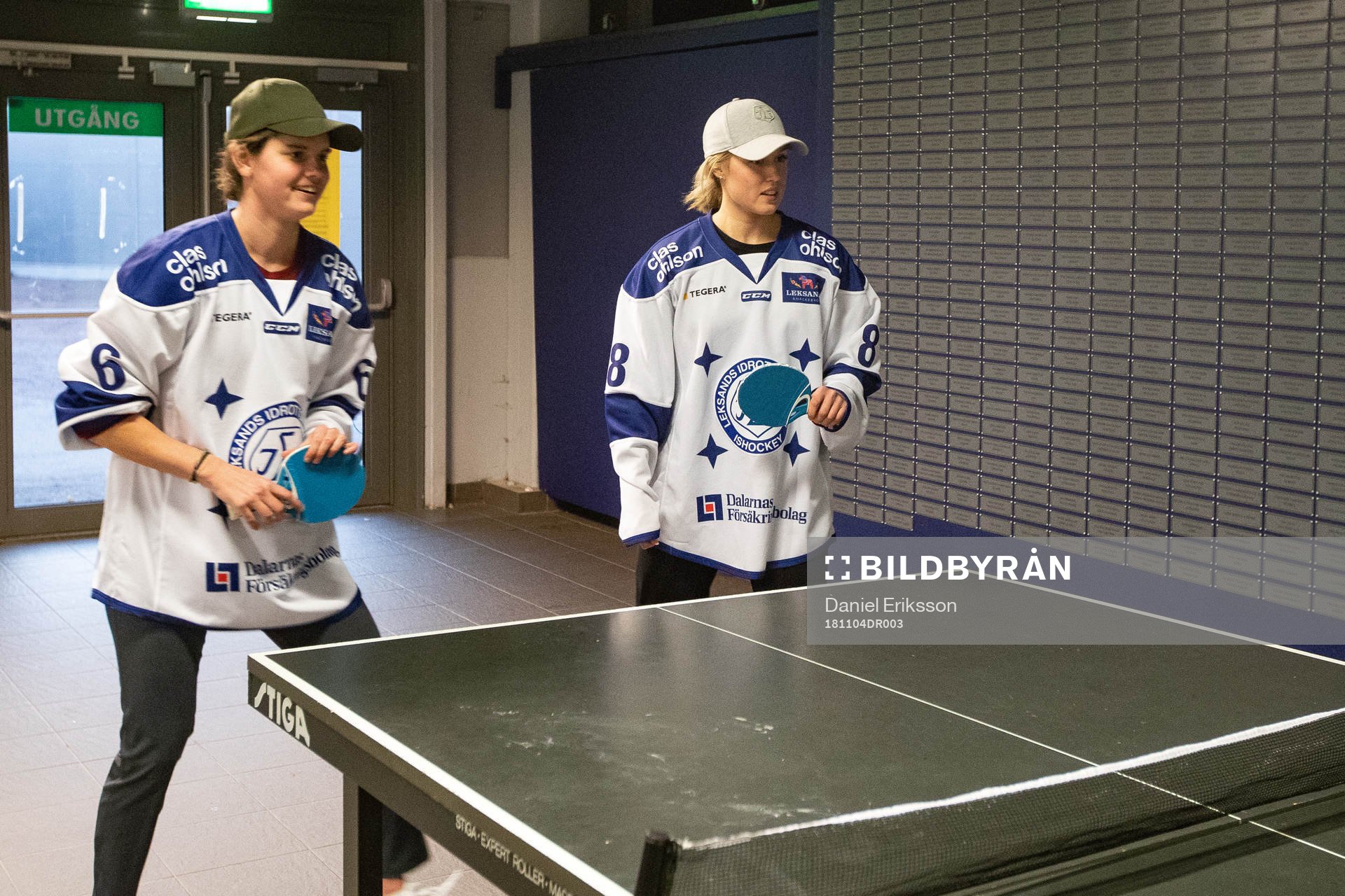 Leksands Gracen Hirschy och Samantha Hanson från Leksands